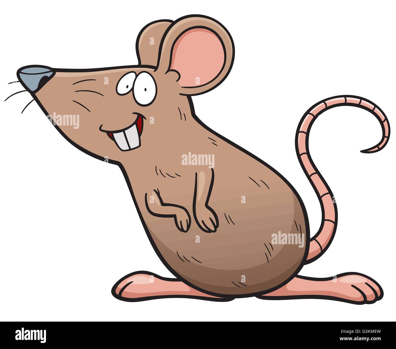 Cartoon Vector illustration de rat Illustration de Vecteur