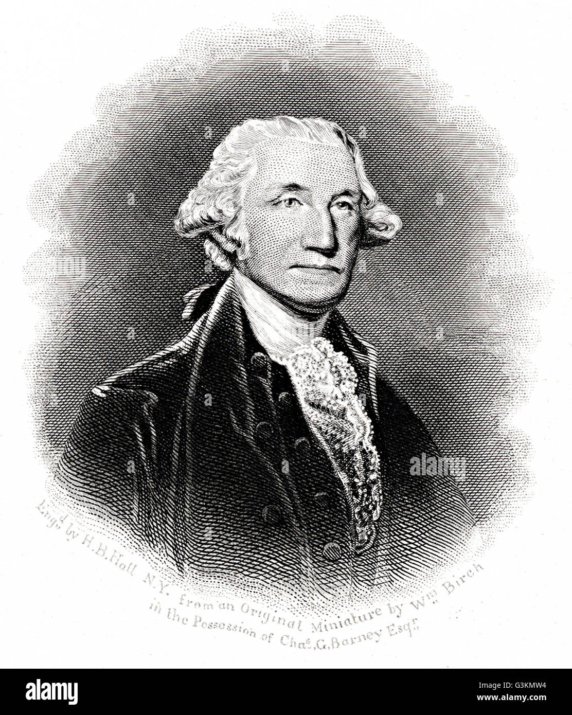 George Washington, 1732 - 1799 Banque D'Images