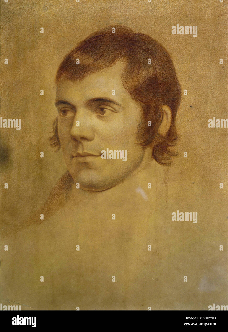 Archibald Skirving - Robert Burns, 1759 - 1796. Poète Banque D'Images