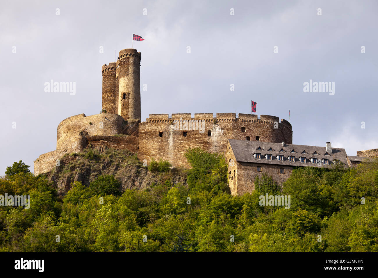 Château Ehrenbourg, Brodenbach, Palatinat-sud district, Rhénanie-Palatinat, PublicGround Banque D'Images