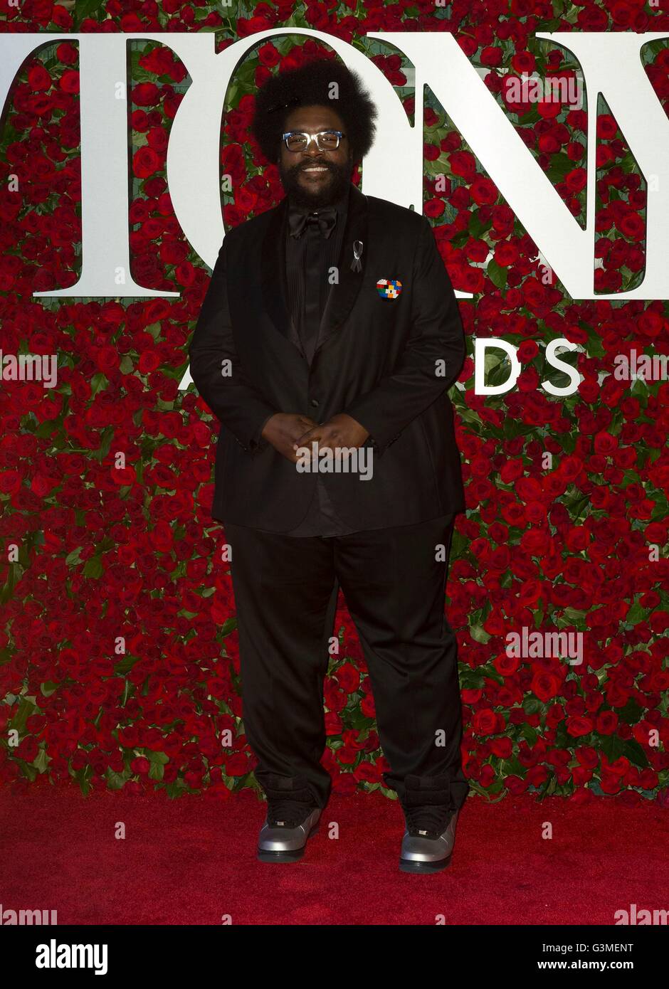 New York, NY, USA. 12 Juin, 2016. Questlove au 70e Congrès annuel des arrivées pour les Tony Awards 2016 - Arrivées, Beacon Theater, New York, NY 12 juin 2016. Crédit : Lev Radin/Everett Collection/Alamy Live News Banque D'Images