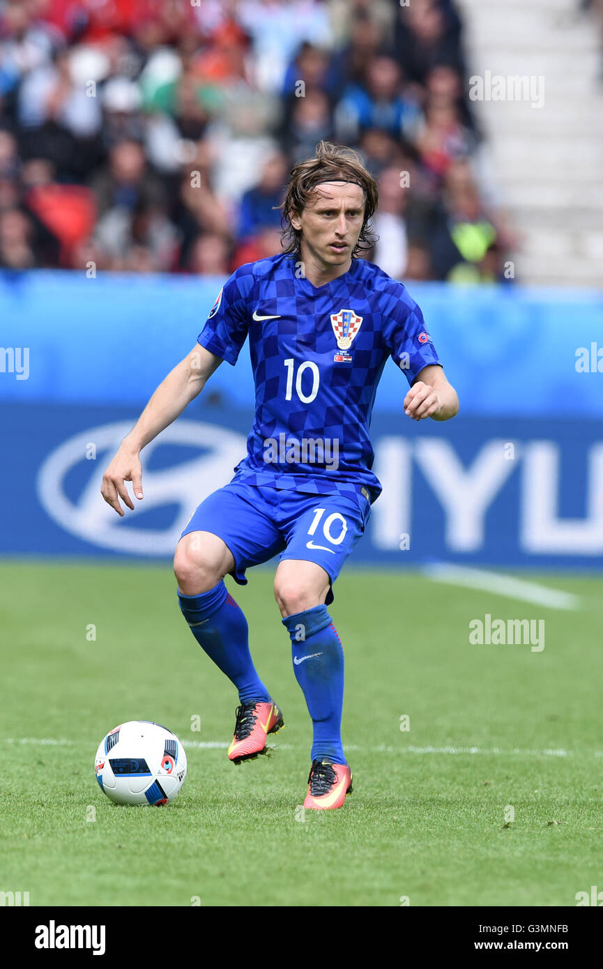 Luka Modric Croatie 12 Juin 2016 Football Uefa Euro France 2016 Groupe D Turquie 0 1 Croatie A Stade Parc Des Princes Paris France C Aicfoto Aflo Alamy Live News Photo Stock Alamy