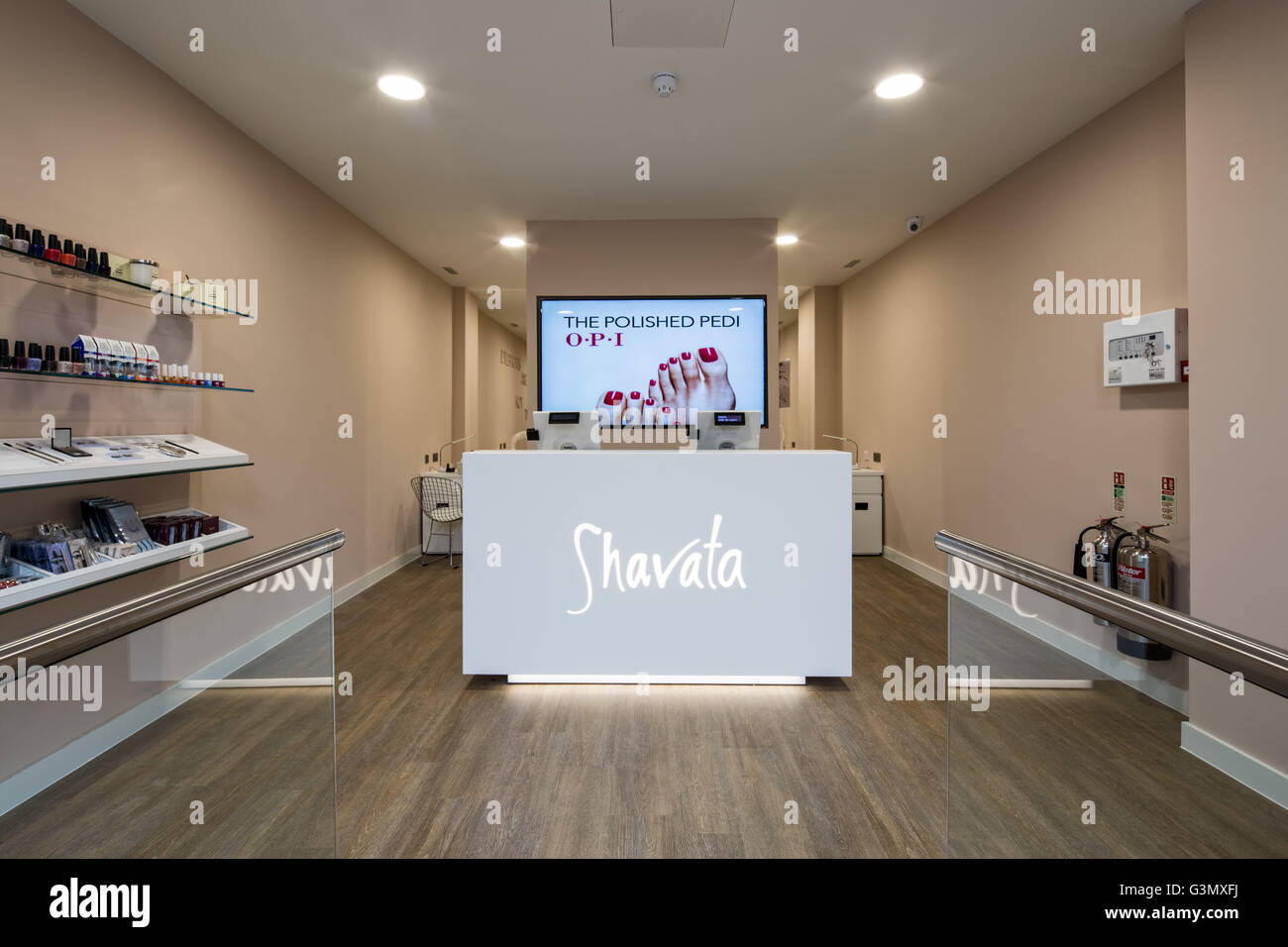 Shavata Manucure à Chiswick Banque D'Images