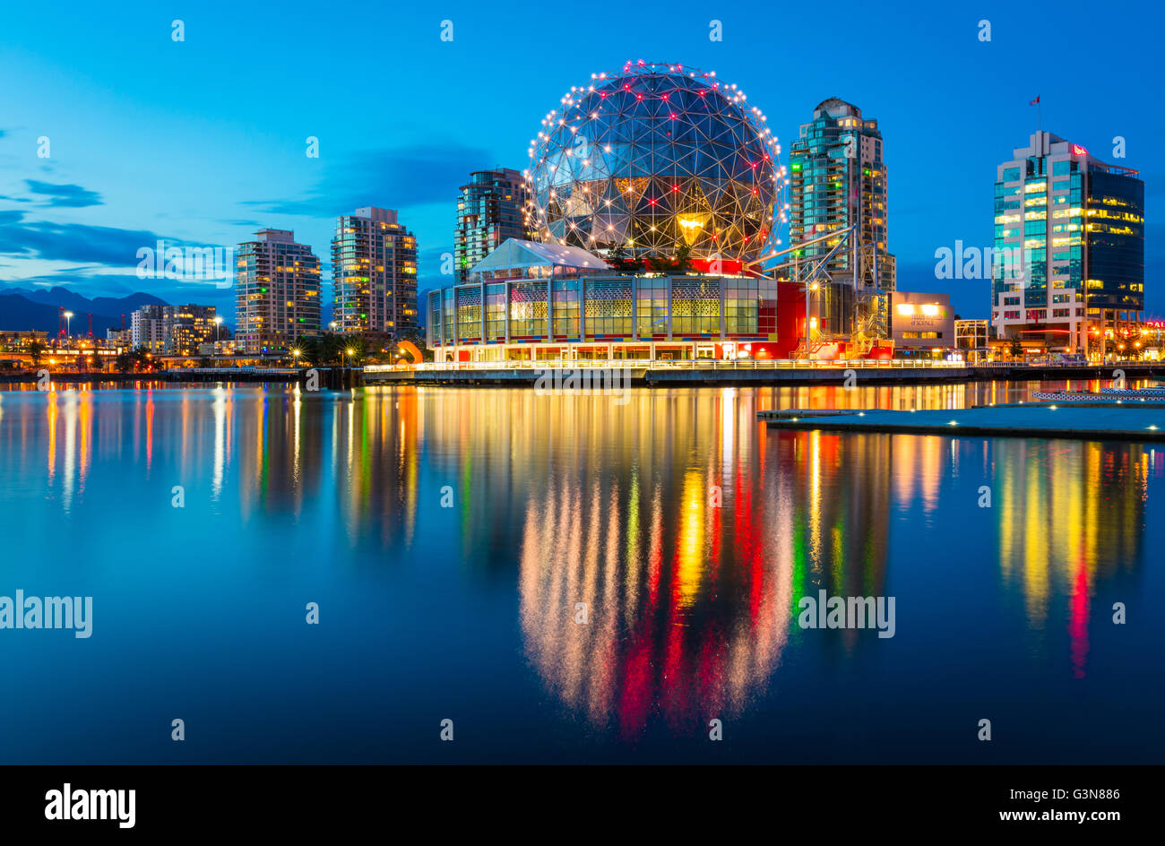 Au monde des sciences Telus World of Science, Vancouver Banque D'Images