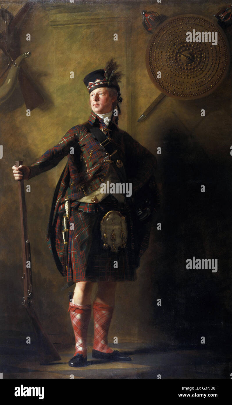 - Le Colonel Alastair Ranaldson Macdonell de Glengarry (1771 - 1828) Banque D'Images