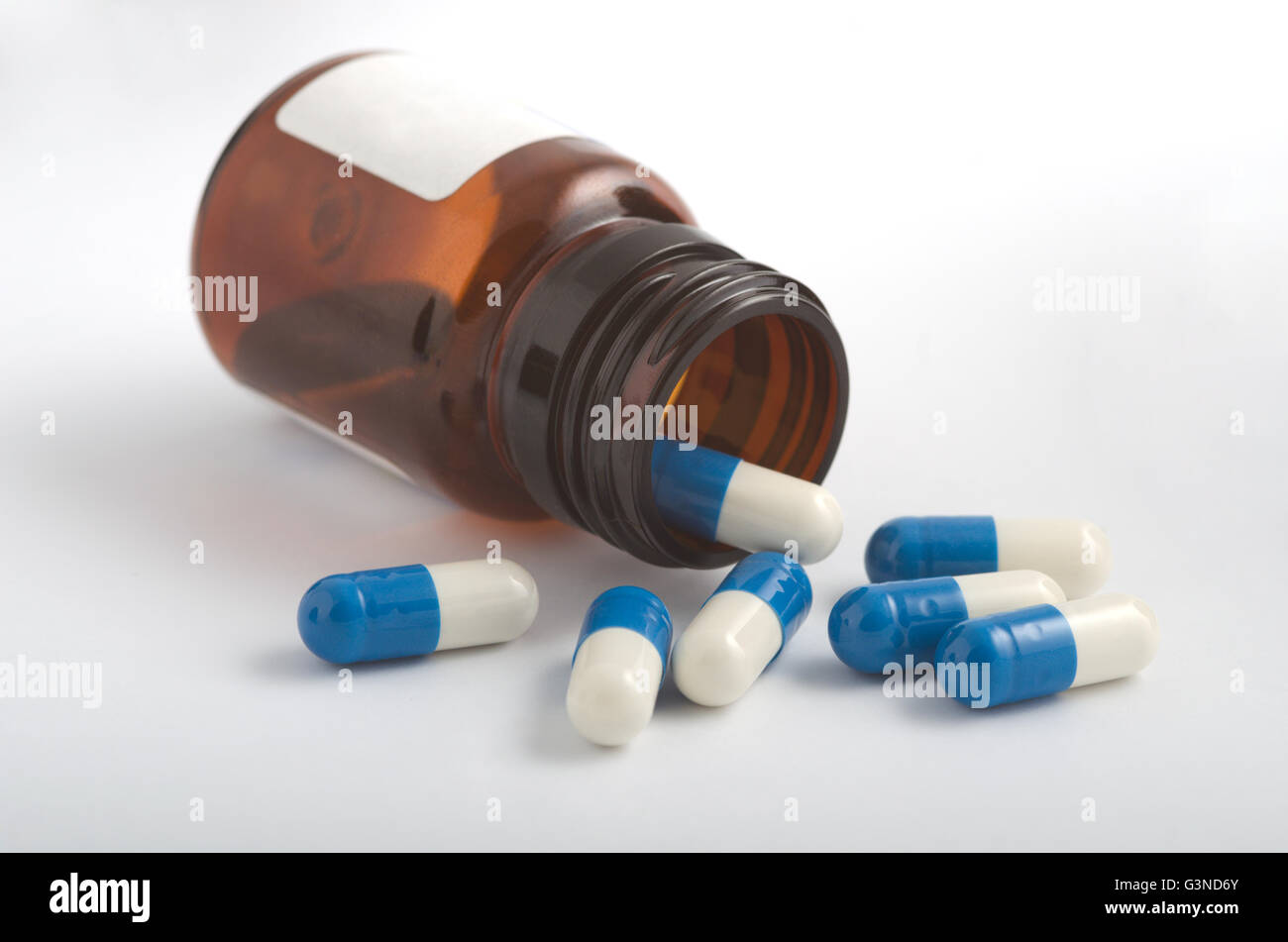 Pilules opioïdes une drogue puissante dépendance Banque D'Images
