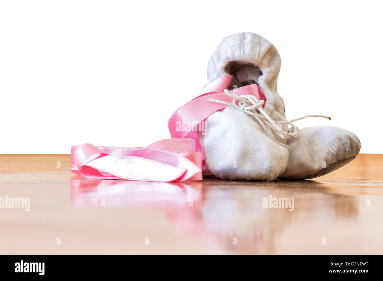 Chaussons de ballet Banque D'Images