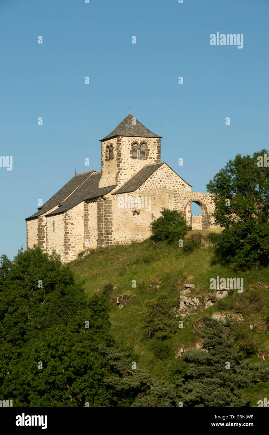 Église de Dauzat-sur-Vodable, Puy-de-Dôme, Auvergne, France, Europe Banque D'Images