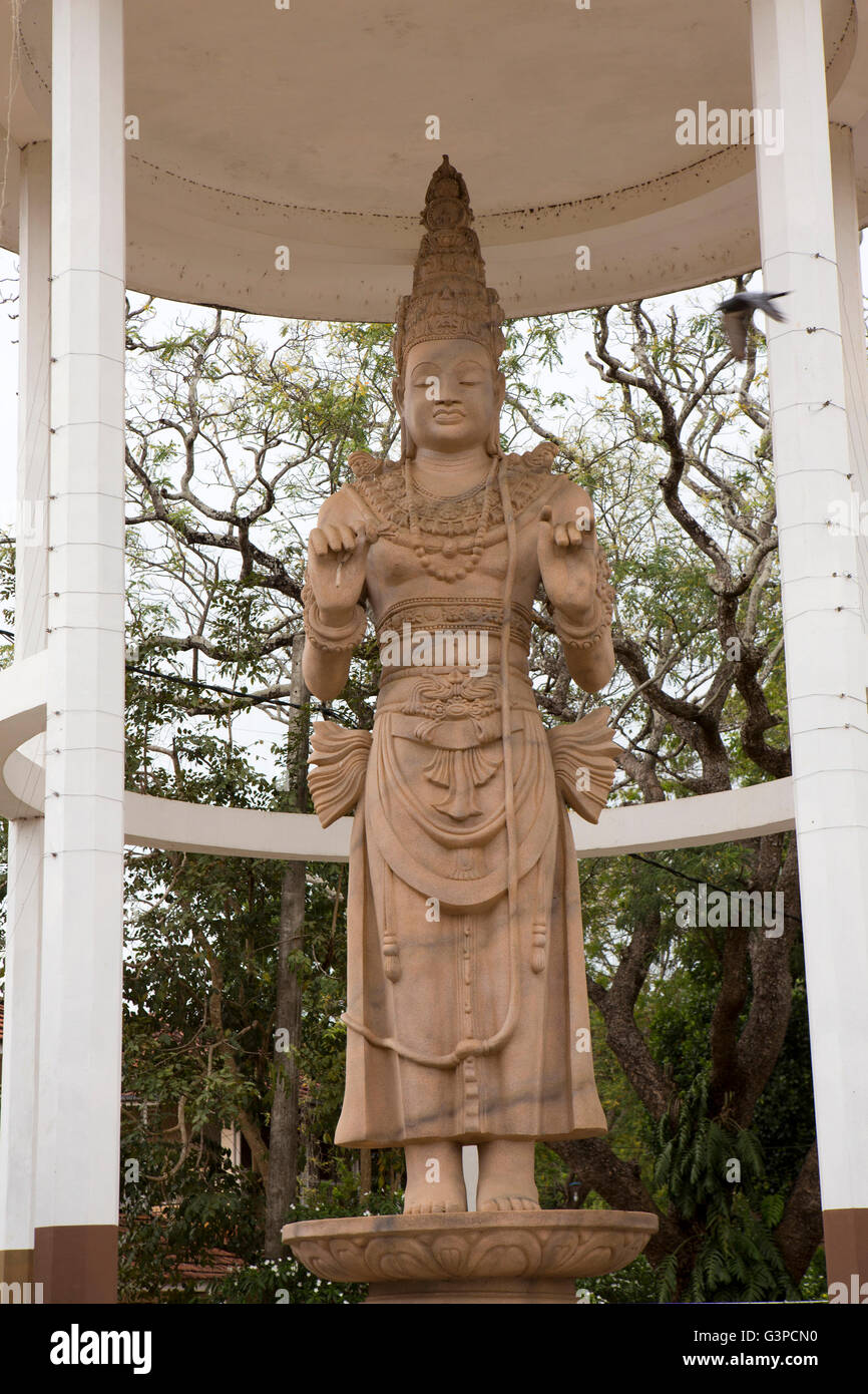 Sri Lanka, Kataragama, Maha Devale, Avalokiteśvara complexe figure Banque D'Images