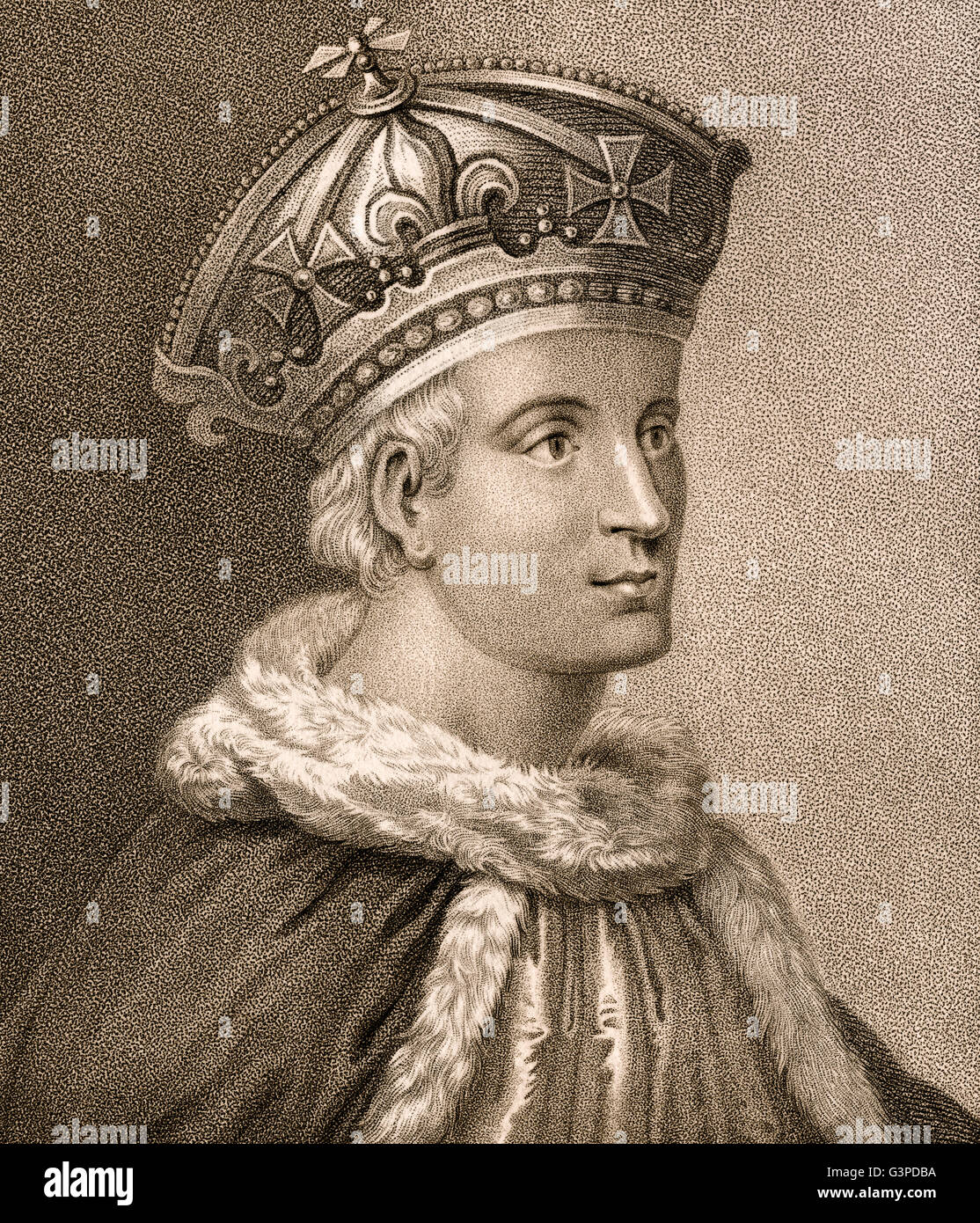 Henry VI, 1421 - 1471, roi d'Angleterre Banque D'Images