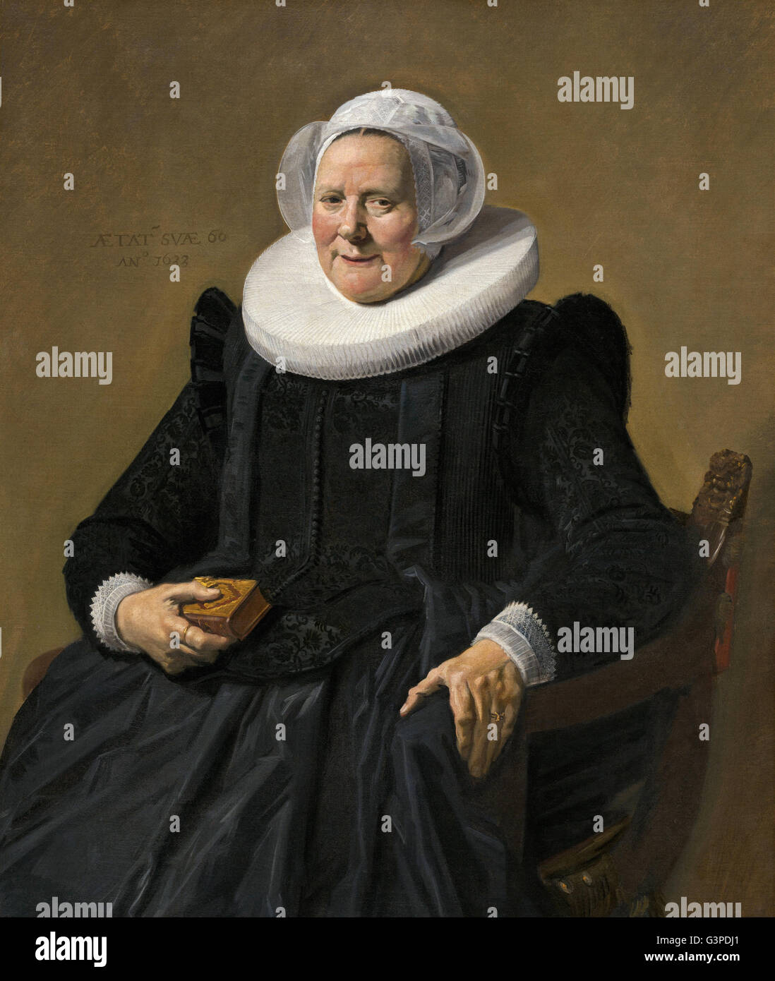 Frans Hals - Portrait d'une dame âgée - National Gallery of Art, Washington DC Banque D'Images