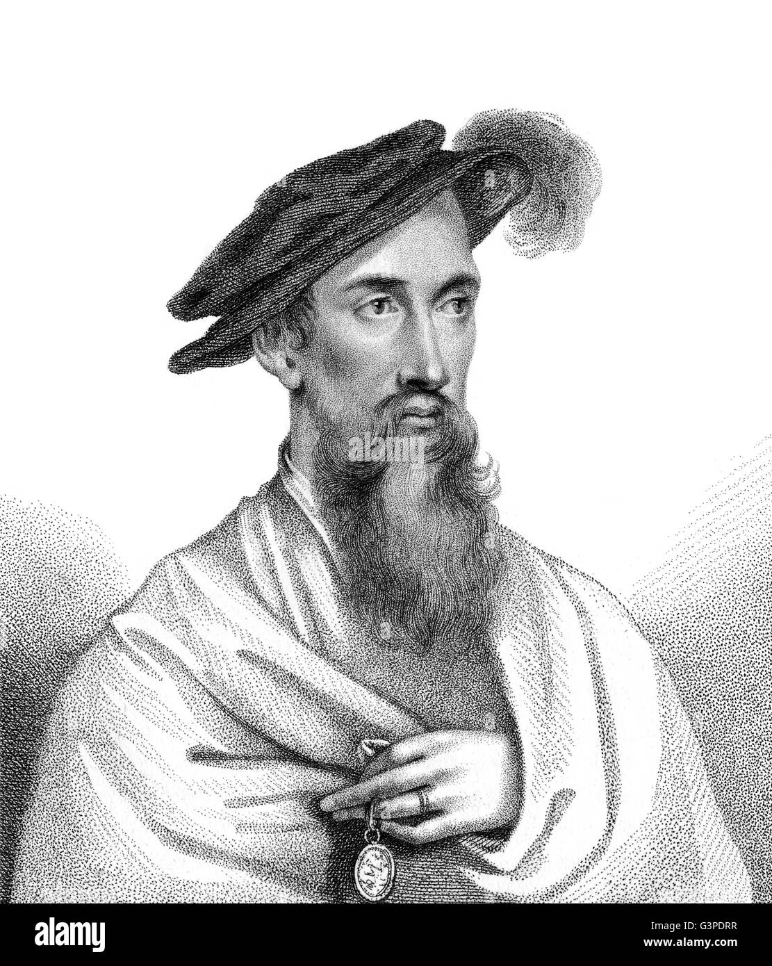 Edward Seymour, duc de Somerset, KG, ch. 1500-1552, frère de la reine Jeanne Seymour, Lord Protecteur d'Angleterre Banque D'Images