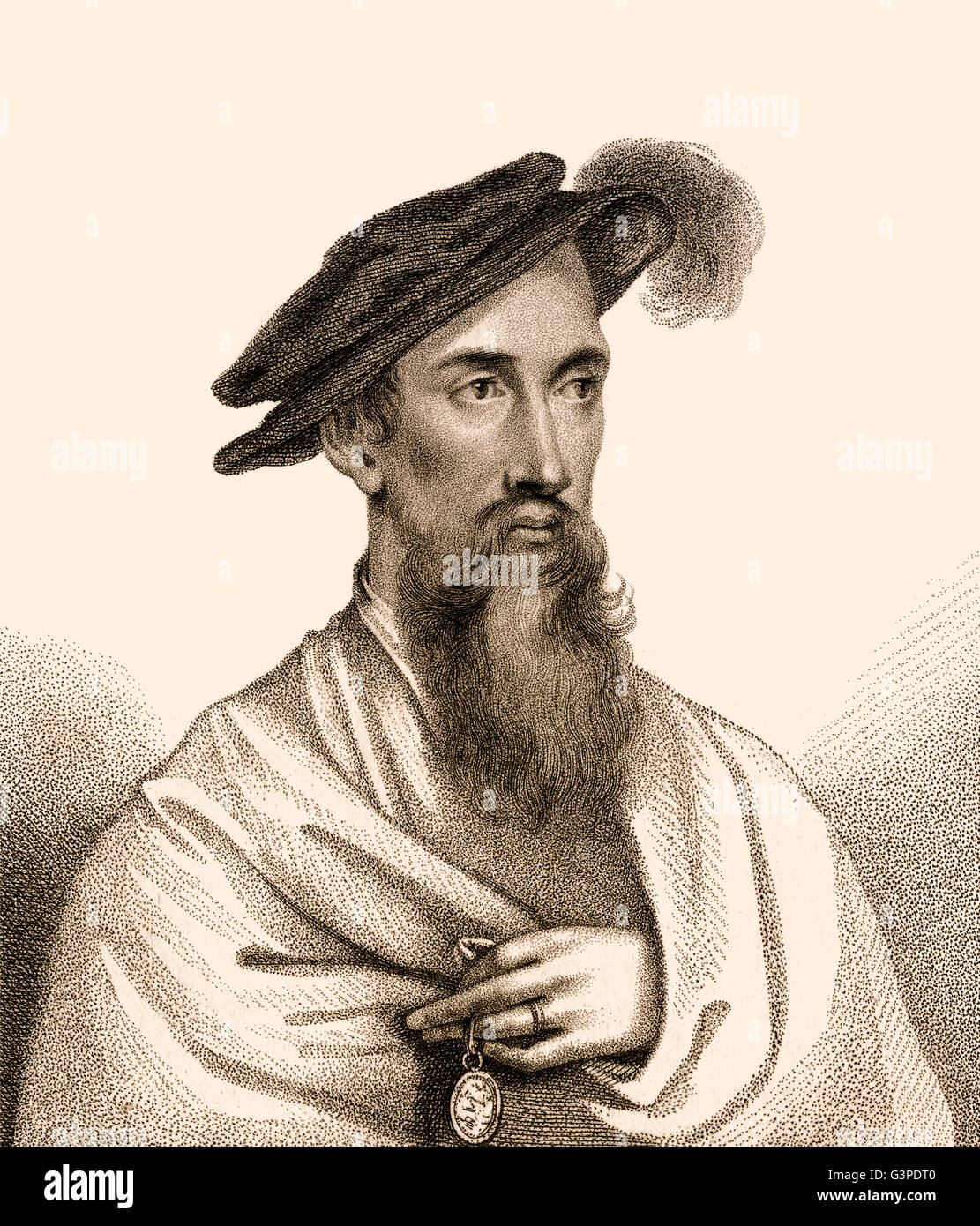 Edward Seymour, duc de Somerset, KG, ch. 1500-1552, frère de la reine Jeanne Seymour, Lord Protecteur d'Angleterre Banque D'Images