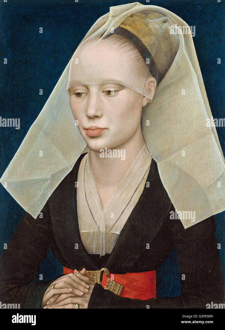 Rogier van der Weyden - Portrait de femme - National Gallery of Art, Washington DC Banque D'Images