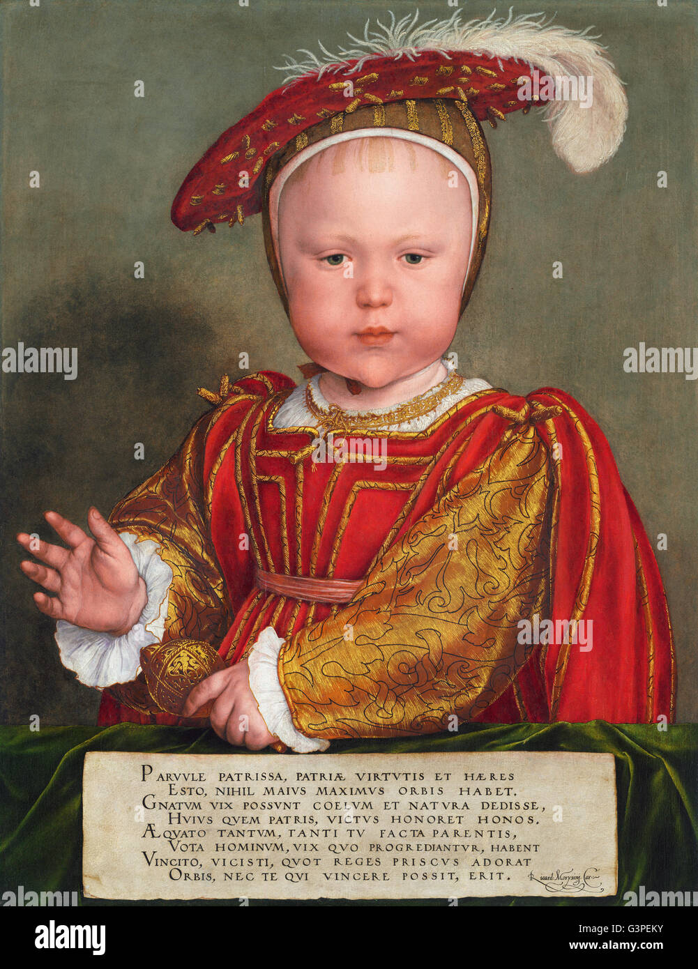Hans Holbein le Jeune - Edward VI comme un enfant - National Gallery of Art, Washington DC Banque D'Images