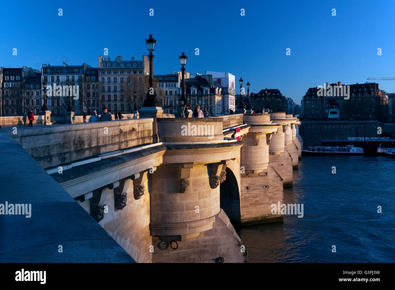 Pont Neuf, Paris Banque D'Images