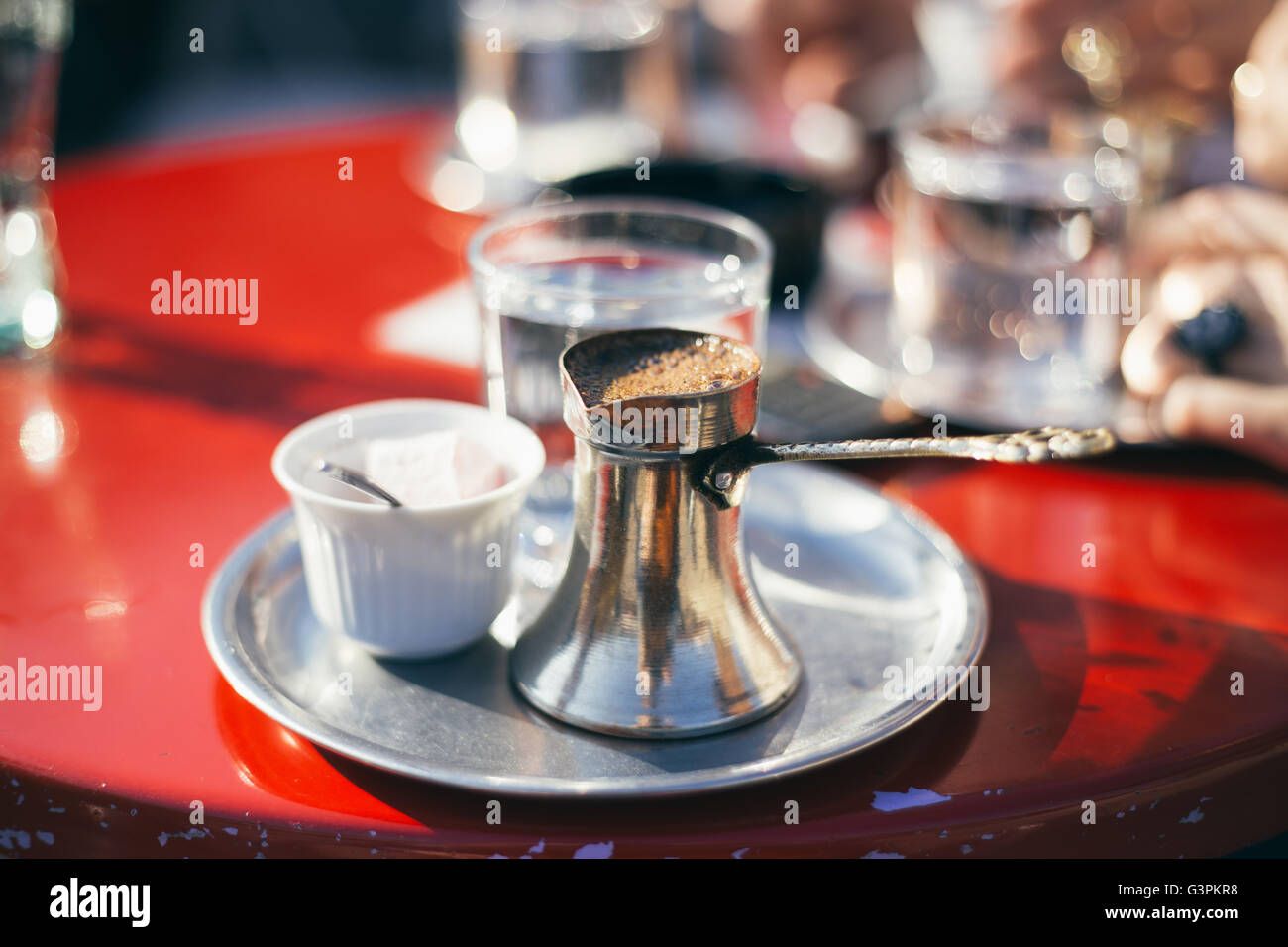 Café bosniaque traditionnel Banque D'Images