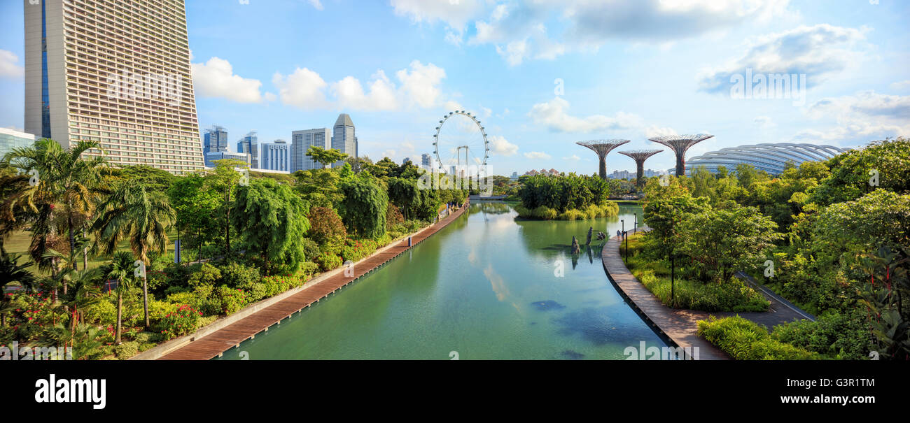 Vue de Singapour park Banque D'Images