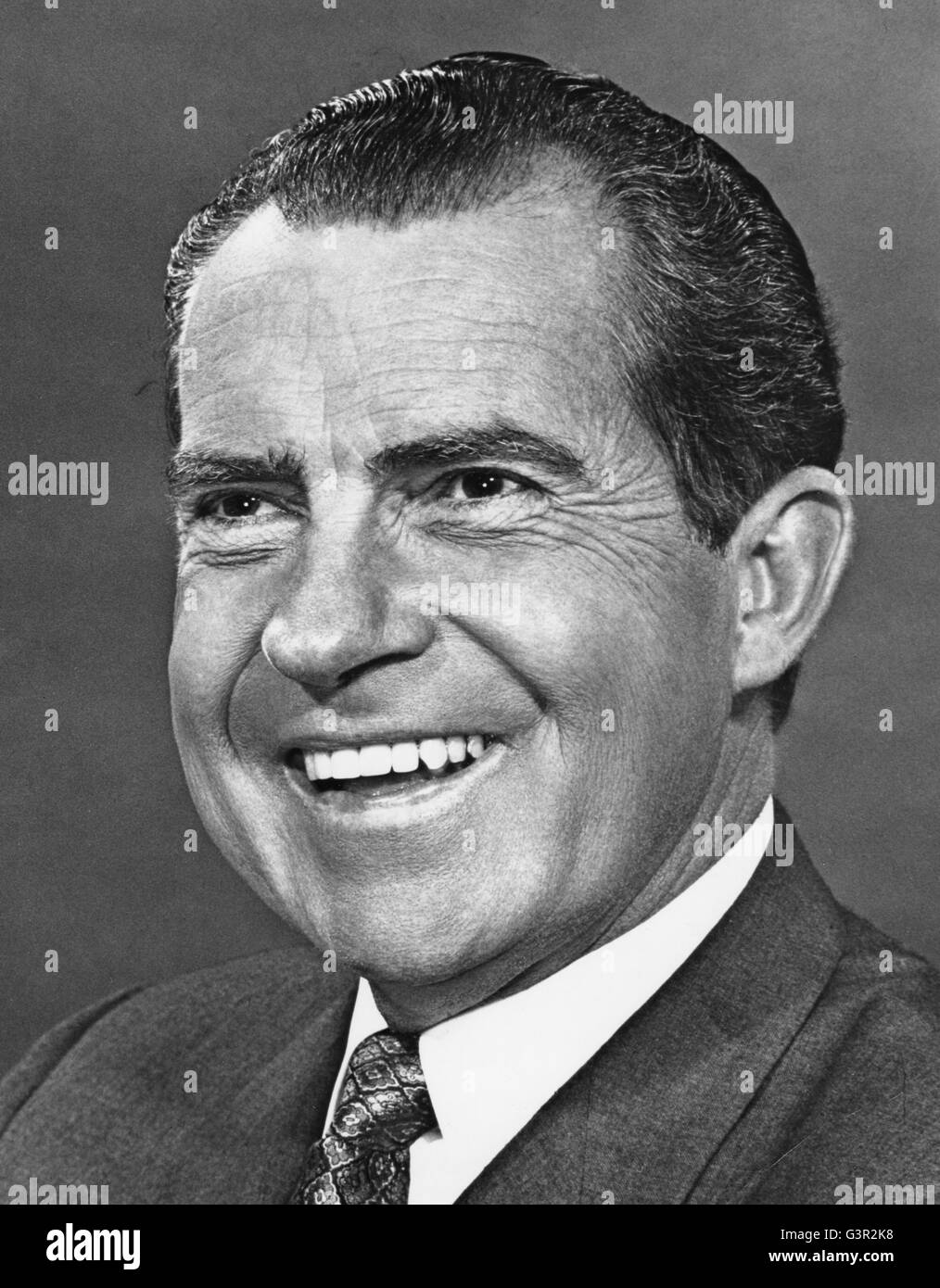 Le président Richard M. Nixon. Banque D'Images
