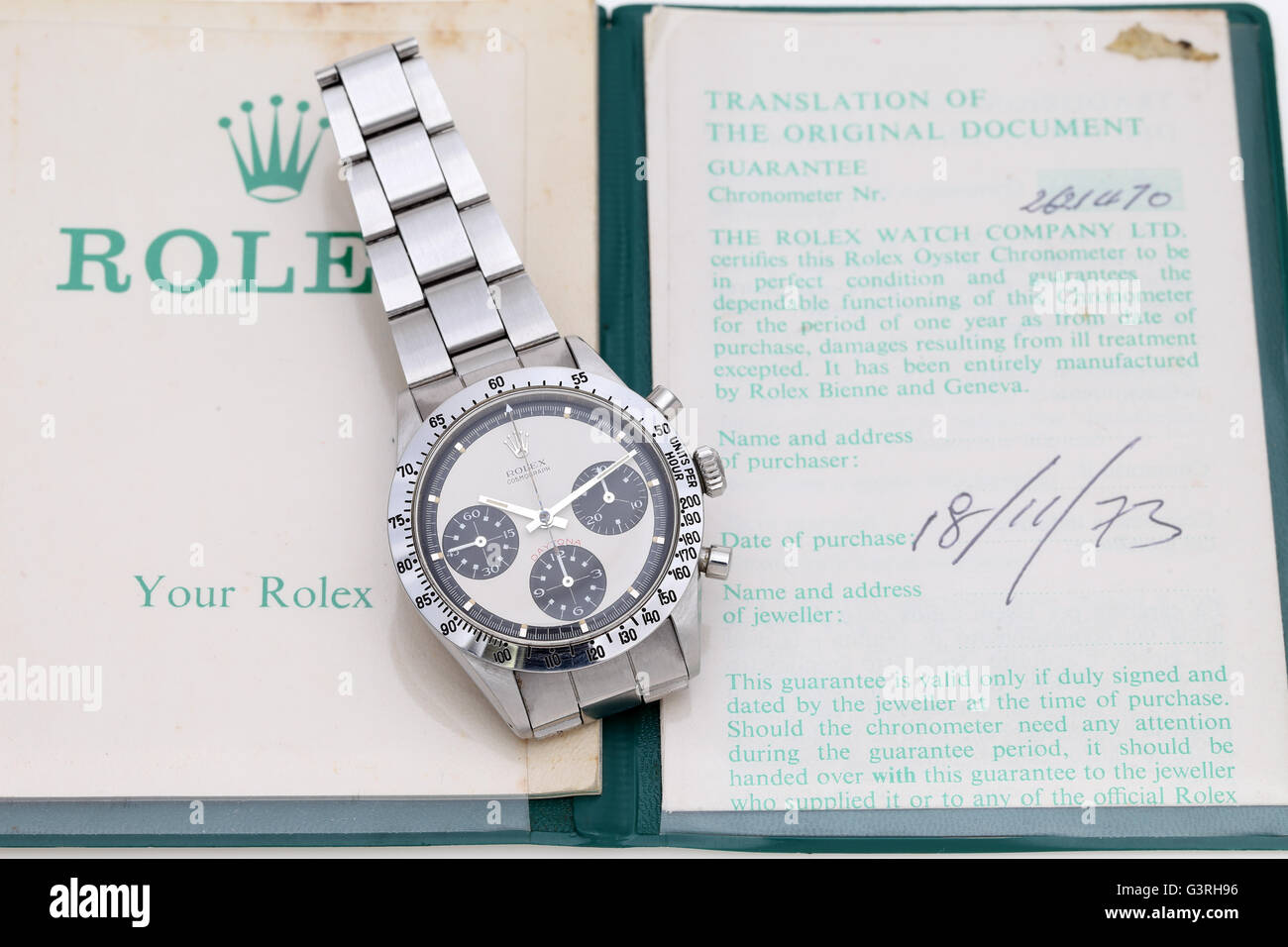 Rolex wrist watch Banque de photographies et d'images à haute résolution -  Alamy