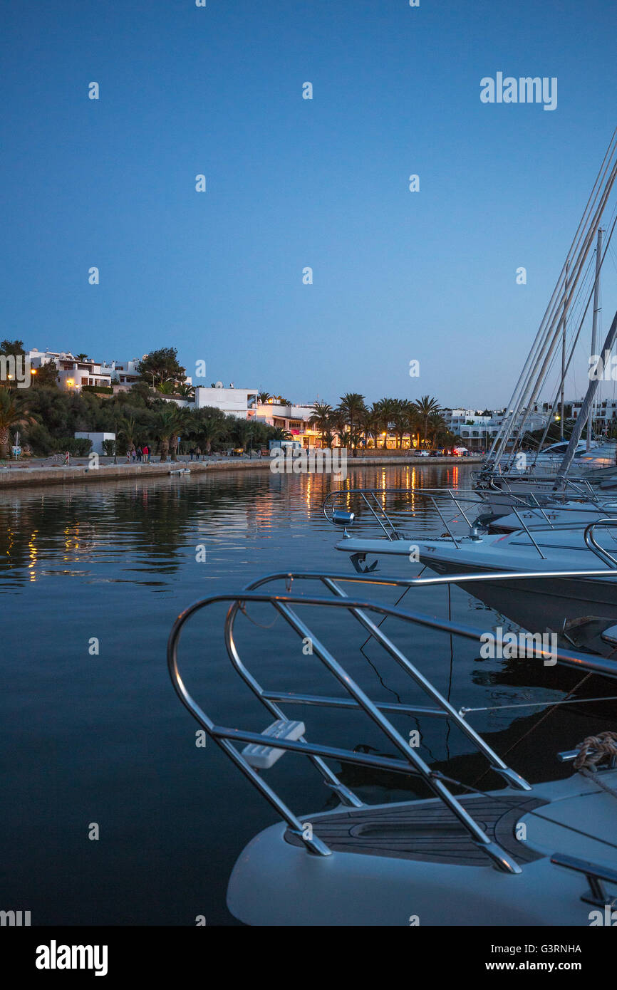 Port de plaisance de Cala Llonga, Cala D'Or, Majorque Banque D'Images