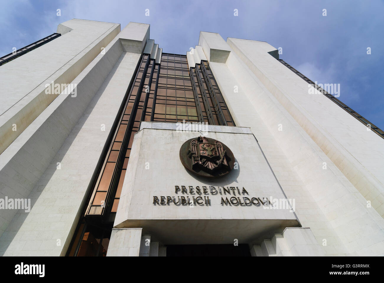 Bureau présidentiel, Moldova, Chisinau (Kischinjow , ,) Banque D'Images