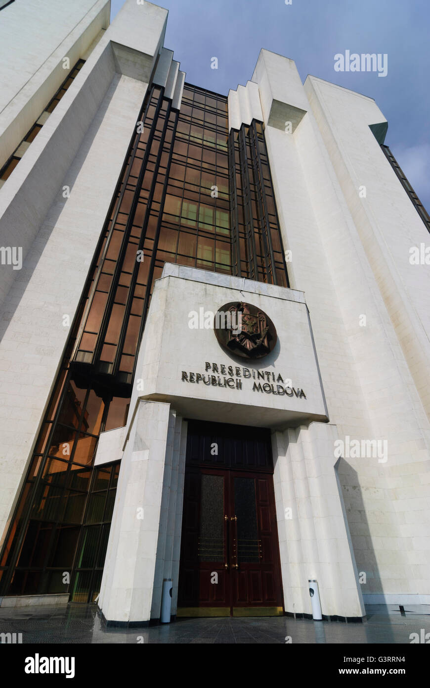 Bureau présidentiel, Moldova, Chisinau (Kischinjow , ,) Banque D'Images