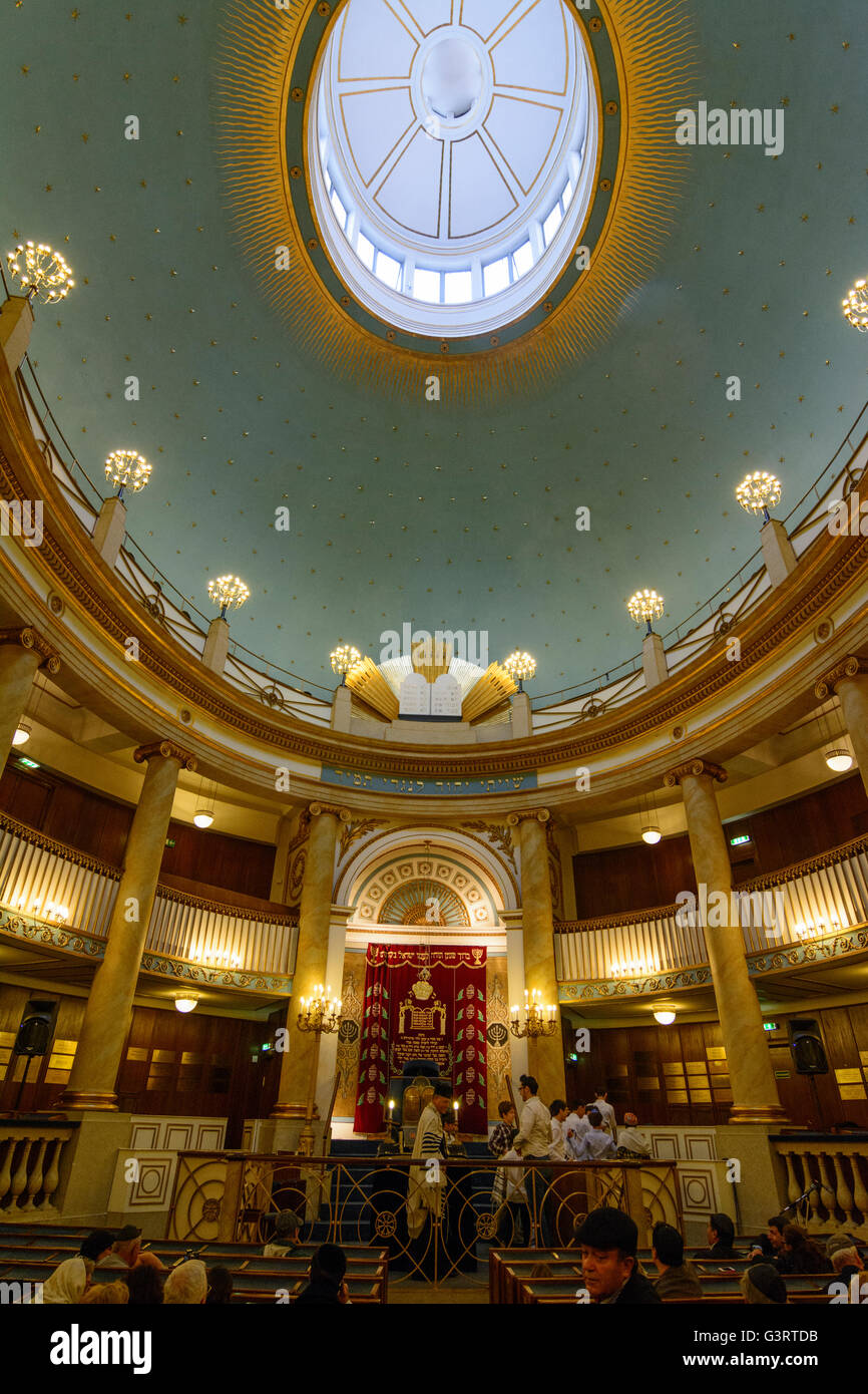 Temple de la ville ( grande synagogue ) sur journée portes ouvertes, l'Autriche, Wien, 01., Wien, Vienne Banque D'Images