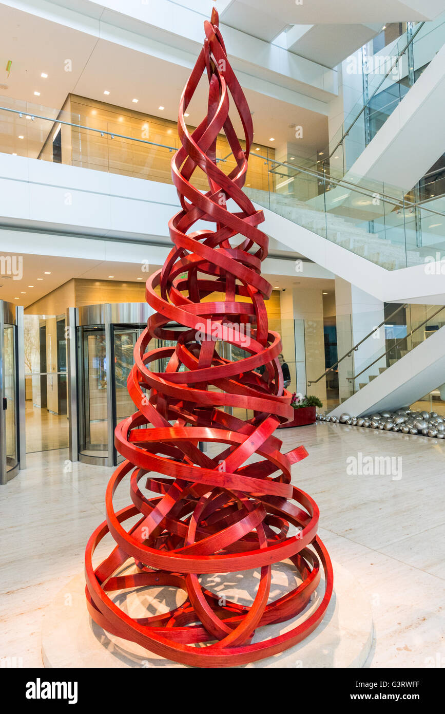 Maison de décoration, abstract arbre de Noël. Banque D'Images