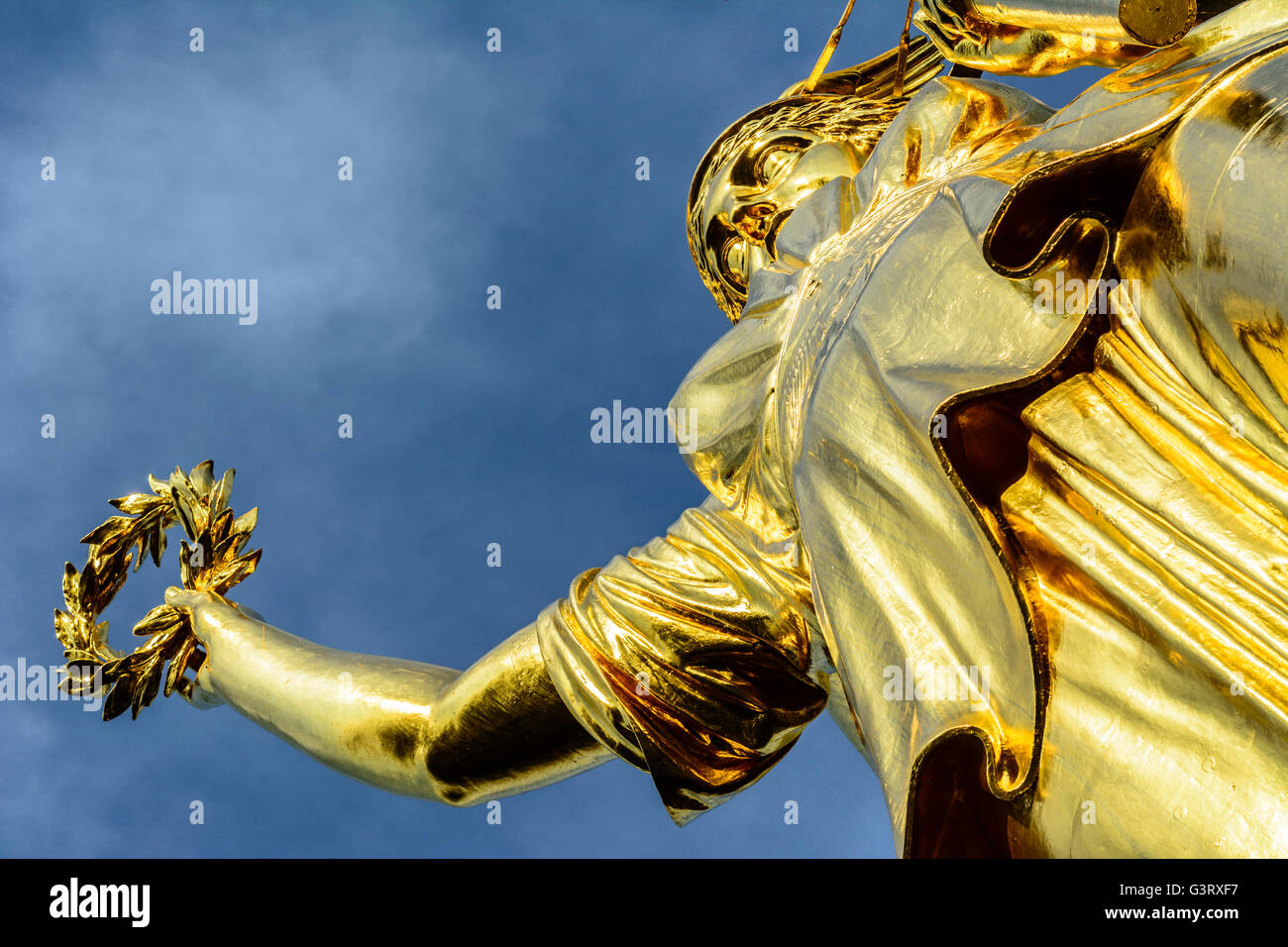 Statue de Victoria à colonne de la Victoire, l'Allemagne, Berlin, Berlin Banque D'Images