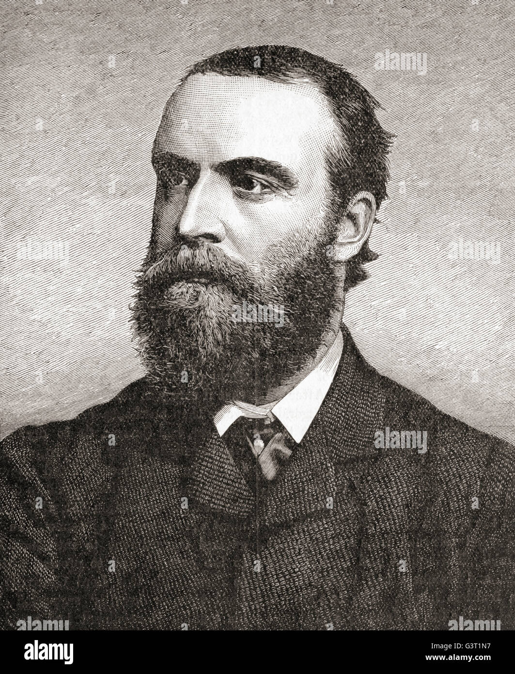 Charles Stewart Parnell, 1846 - 1891. Homme politique nationaliste irlandais. Banque D'Images