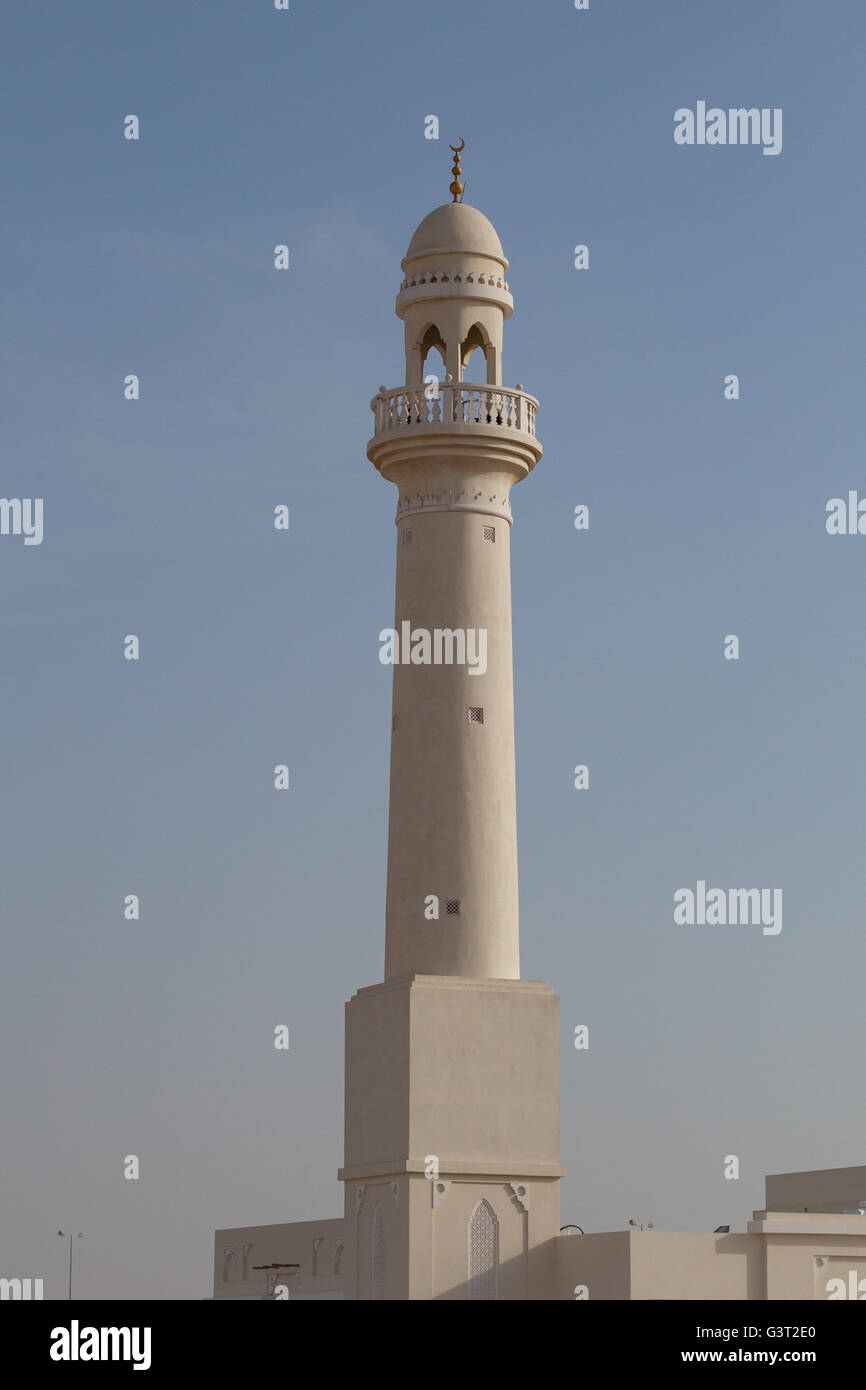 Mosquée à déborder le champ de courses, Al-Shahaniya, au Qatar. Banque D'Images