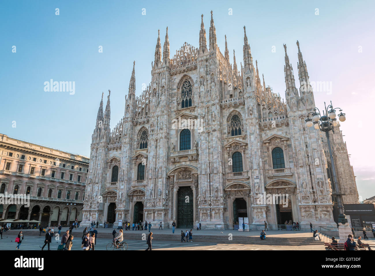 La cathédrale de Milan Duomo Banque D'Images