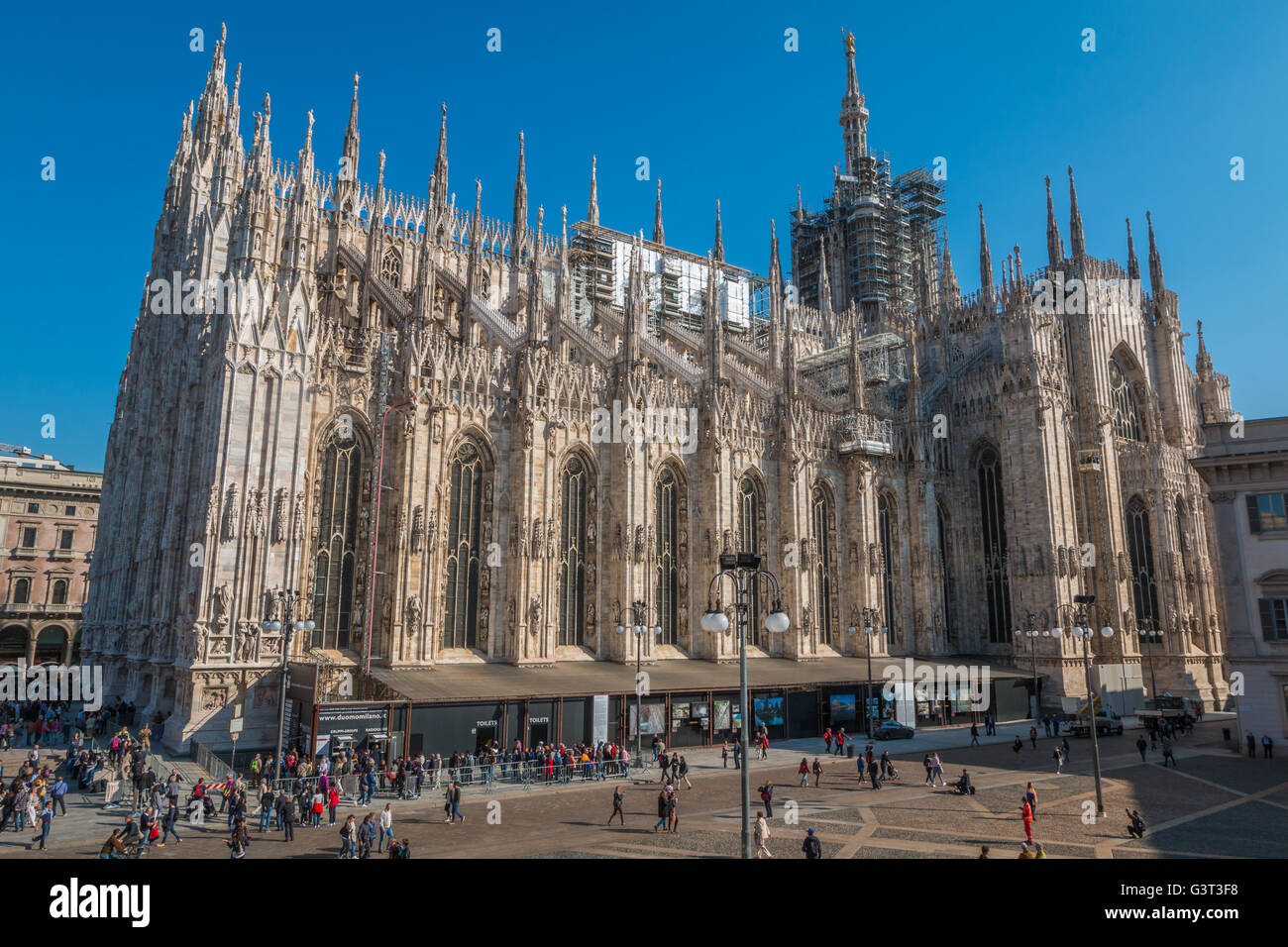 Cathédrale de Milan Banque D'Images