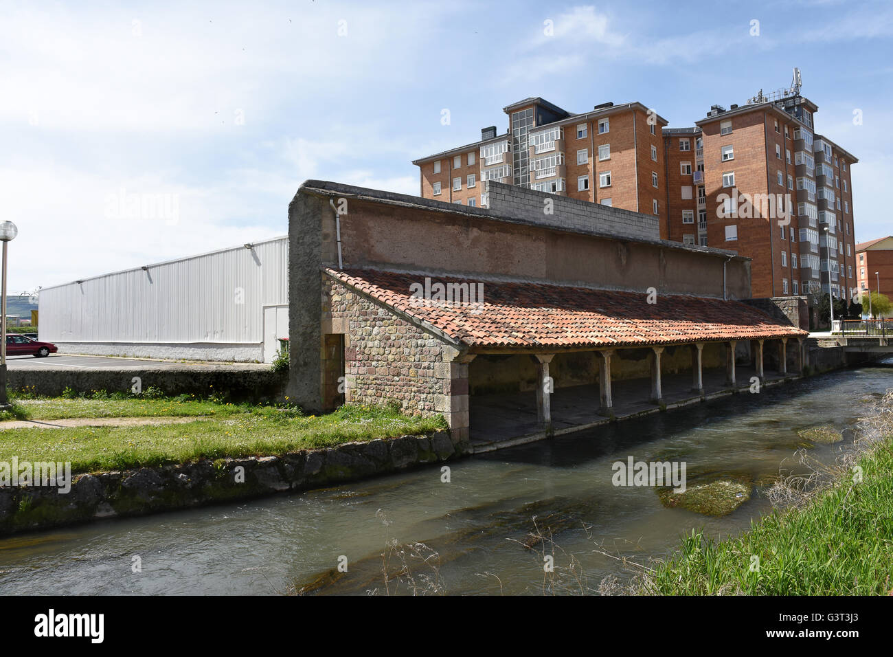 Lavoir (lavoir) Reinosa en Cantabrie, Espagne Banque D'Images