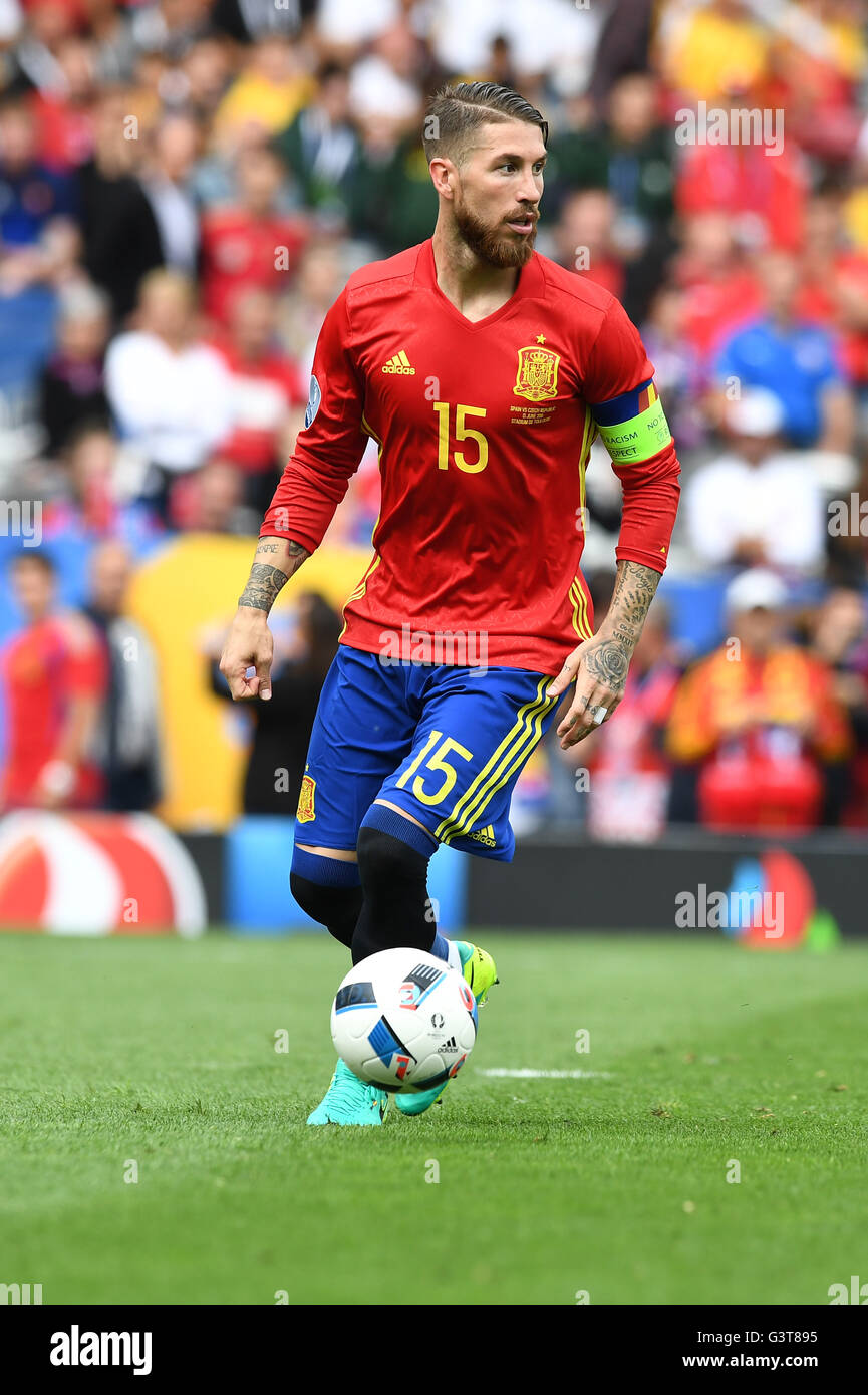 Sergio Ramos Garcia Espagne 13 Juin 2016 Football Uefa Euro France 2016 Groupe D L Espagne 1 0 Republique Tcheque Au Stadium De Toulouse Toulouse France C Aicfoto Aflo Alamy Live News Photo Stock Alamy