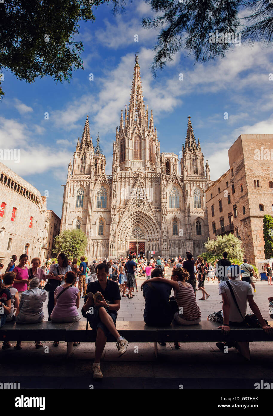 Cathédrale de sainte eulalie Banque de photographies et d’images à haute résolution Alamy