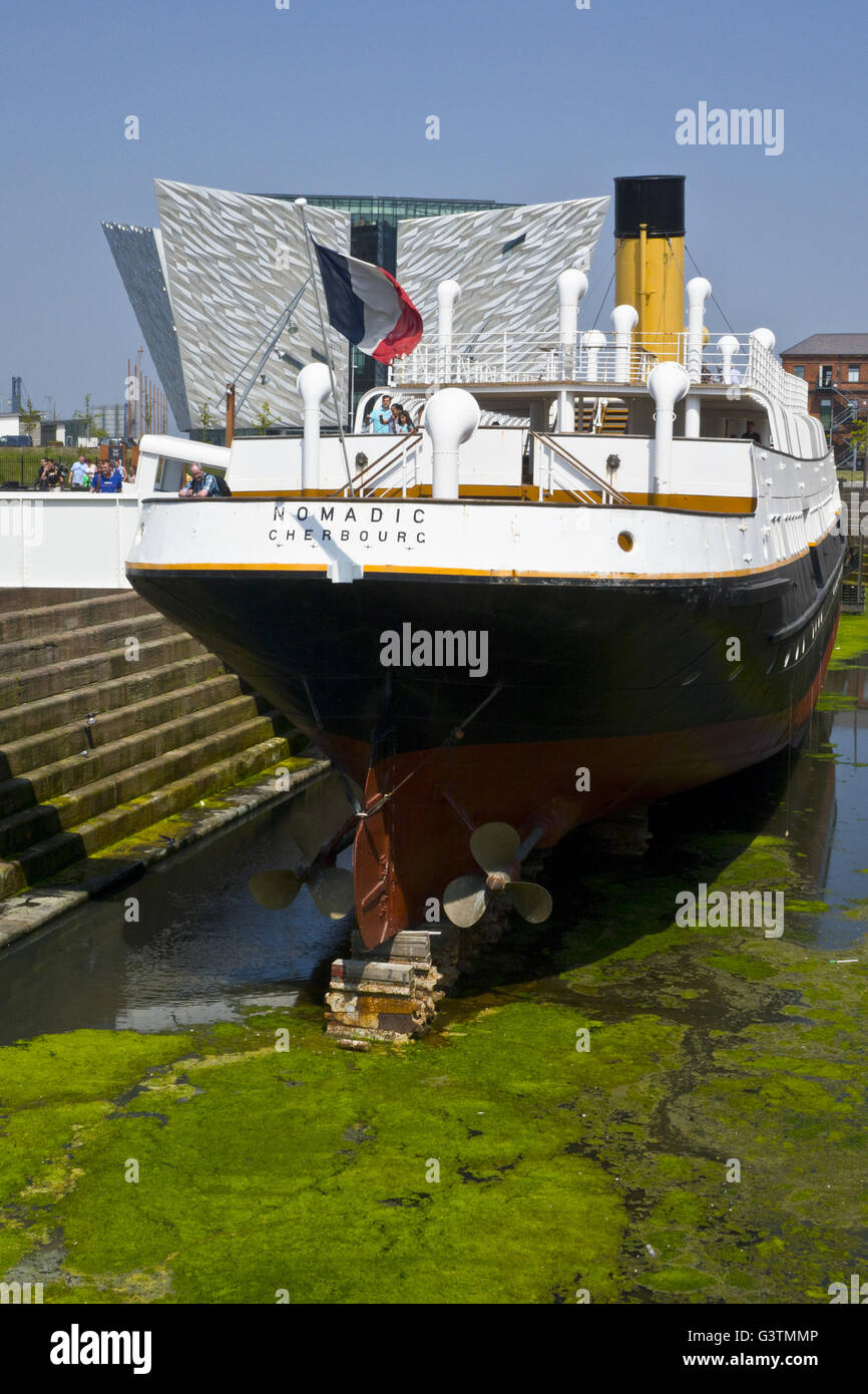 SS Nomadic Dry Dock Banque D'Images