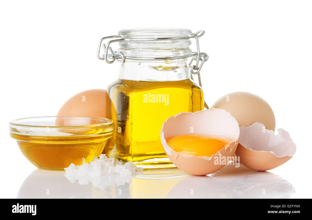 Les ingrédients pour la mayonnaise maison, l