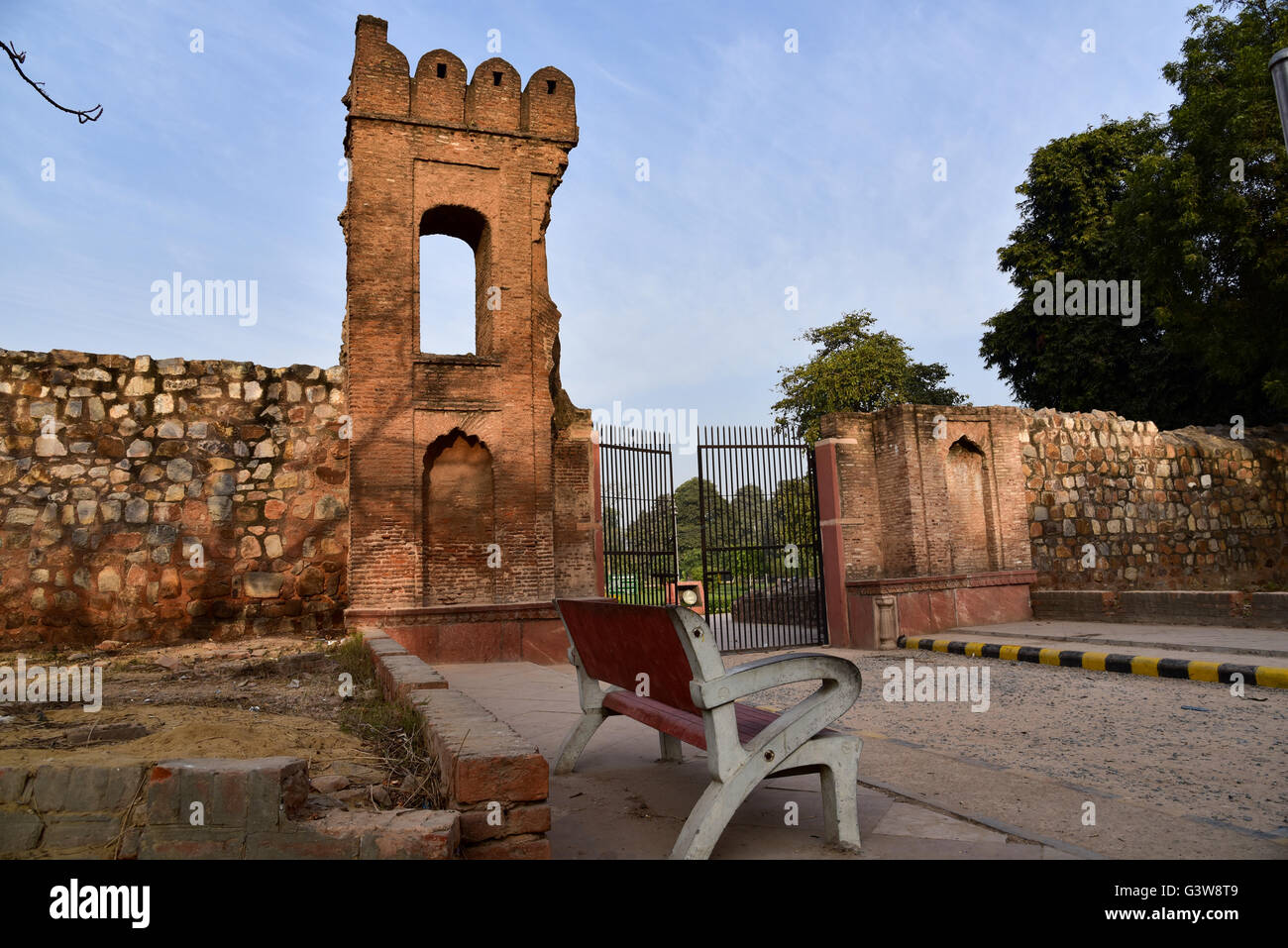Entrée de Quli Khan's tomb à New Delhi, Inde Banque D'Images