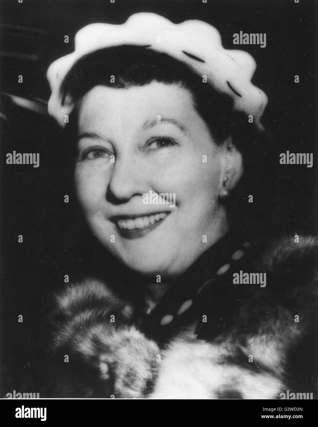 Première Dame Mamie Eisenhower. Photo par Abbie Rowe Banque D'Images