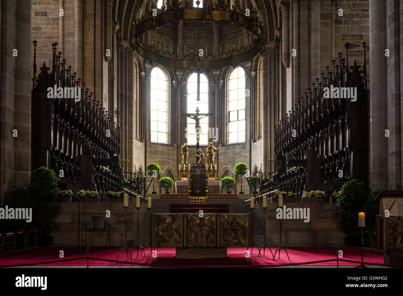 Bamberger Dom (cathédrale) Banque D'Images