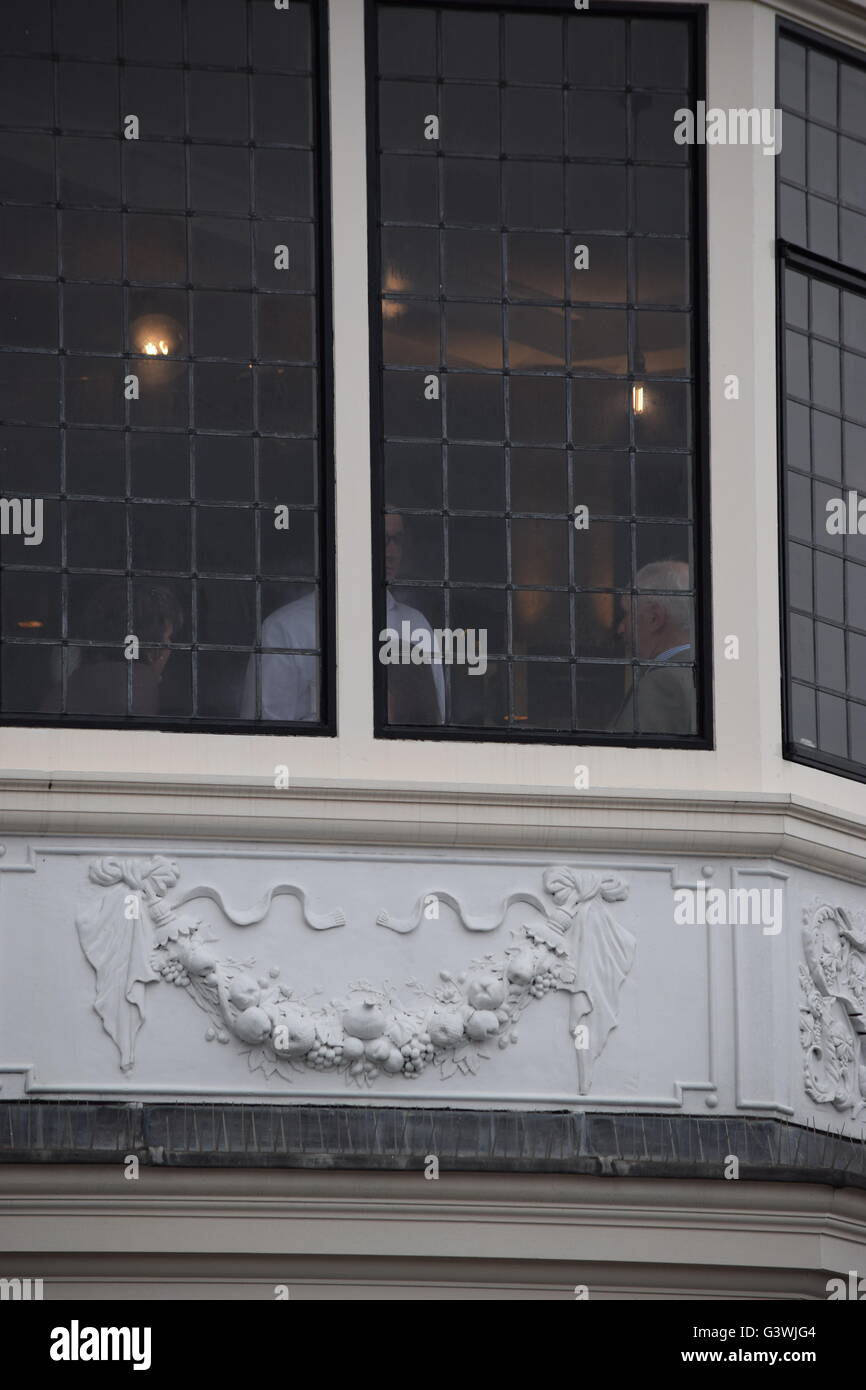 Heure du déjeuner. Banque D'Images