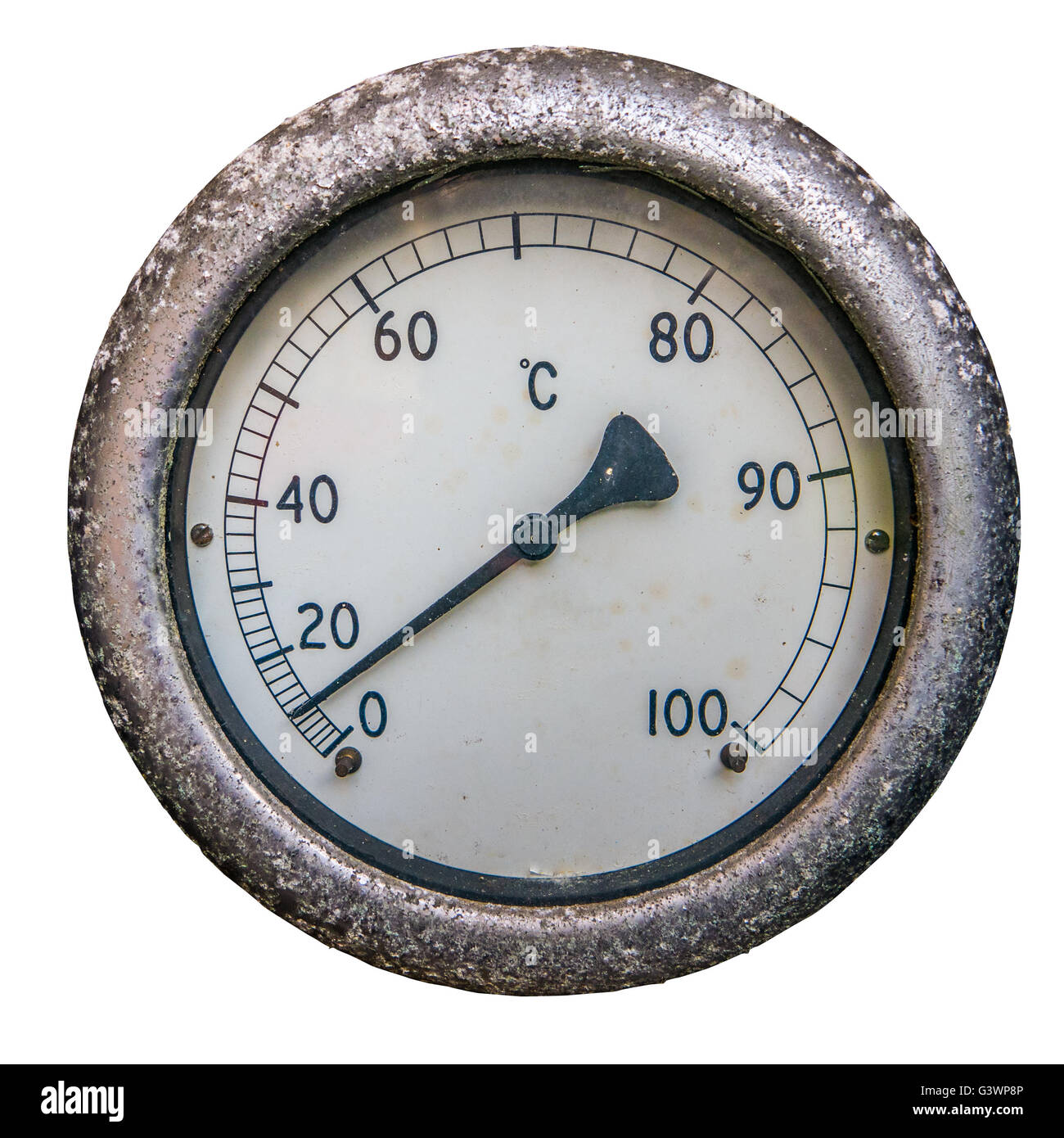 Thermomètre à Cadran Capillaire Pour Four à Bois Old industrial temperature gauge Banque de photographies et d'images à  haute résolution - Alamy