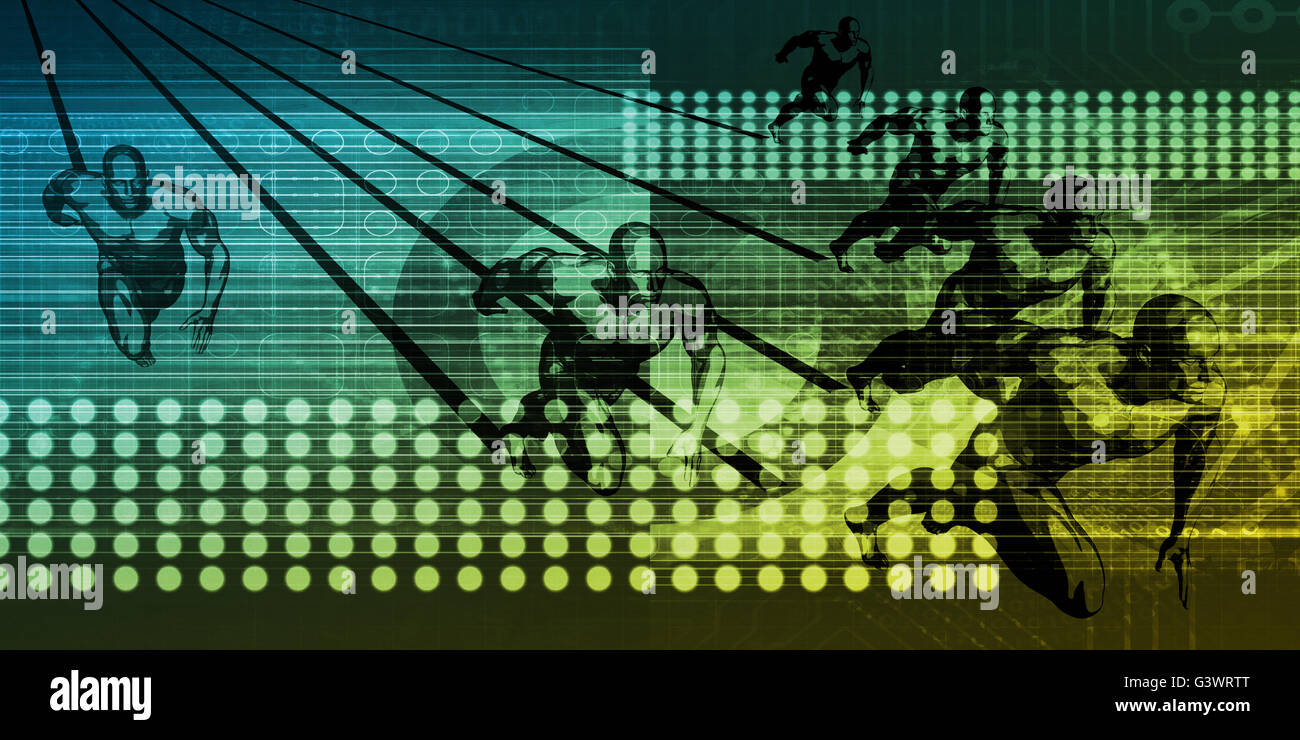 La science et la technologie numérique comme un résumé de la recherche médicale Banque D'Images