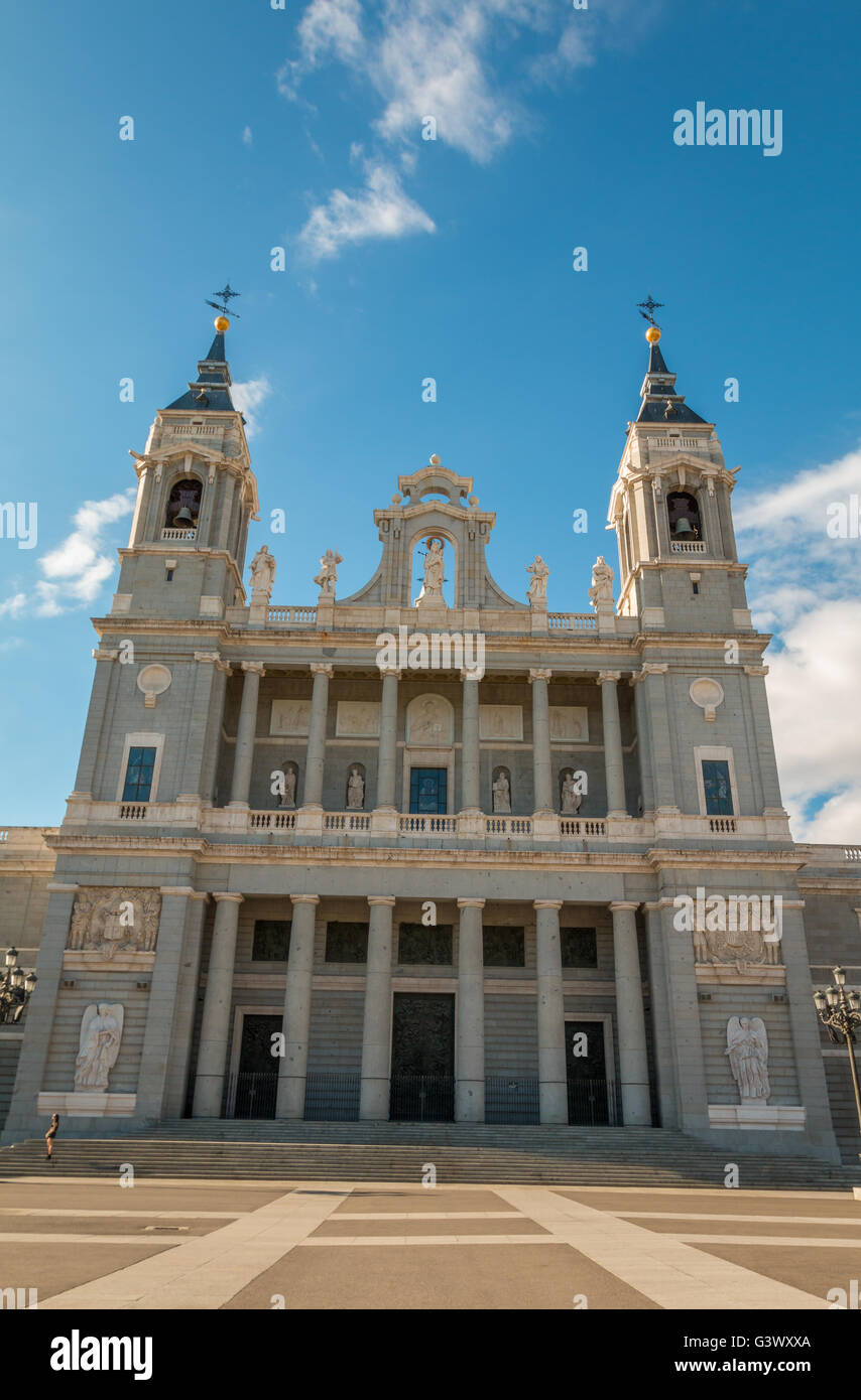 Cathédrale de l'Almudena à Madrid Espagne Banque D'Images