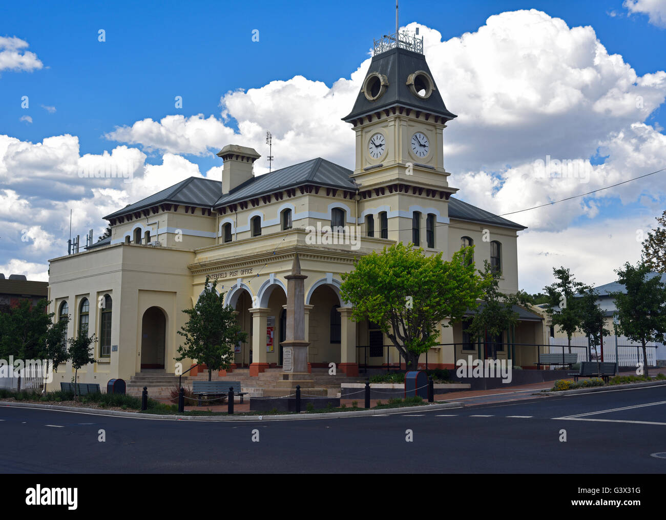 Historique L'immeuble du bureau de poste à tenterfield le berceau de Russie en Australie Banque D'Images