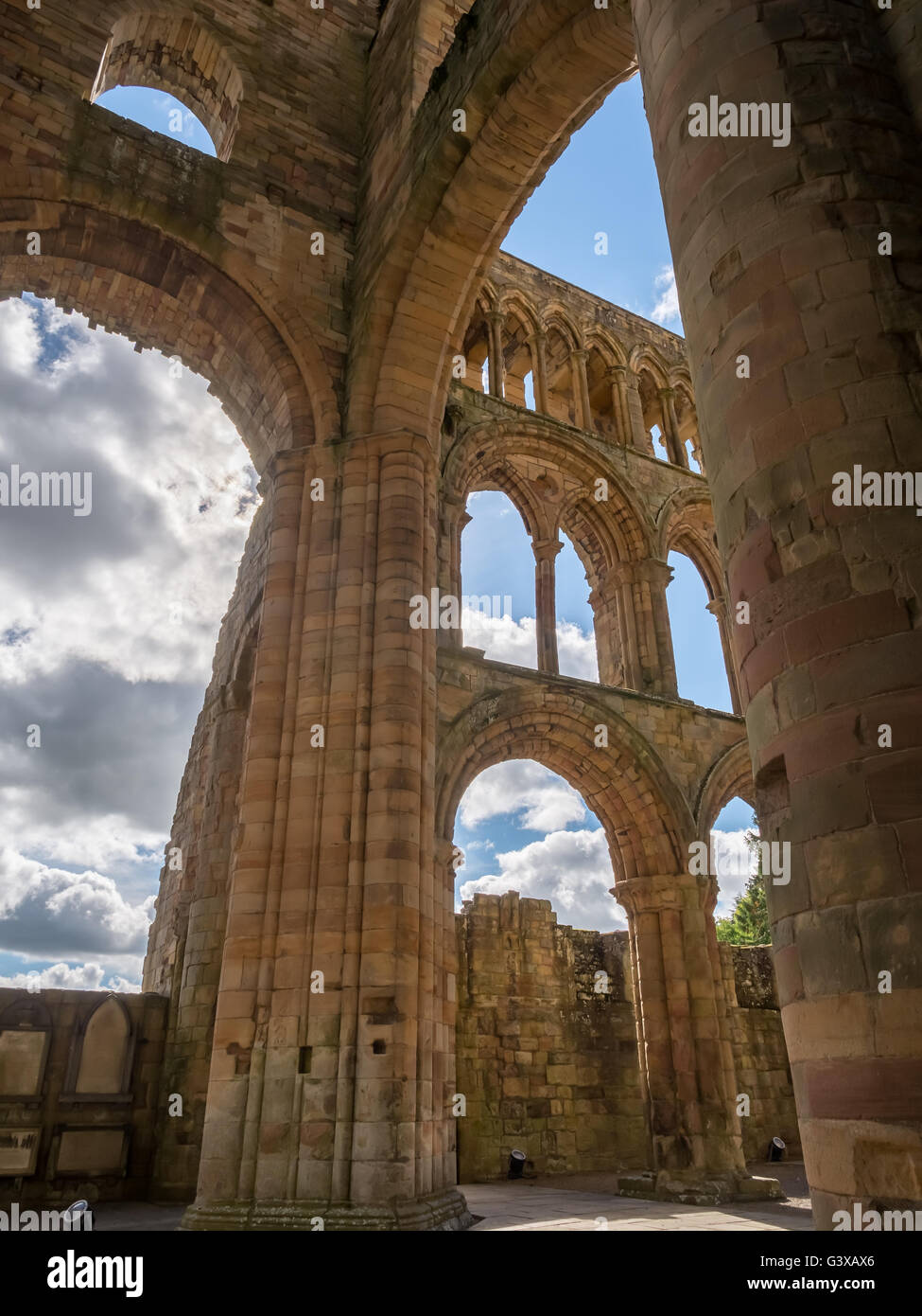 Abbaye de Jedburgh, Ecosse Banque D'Images