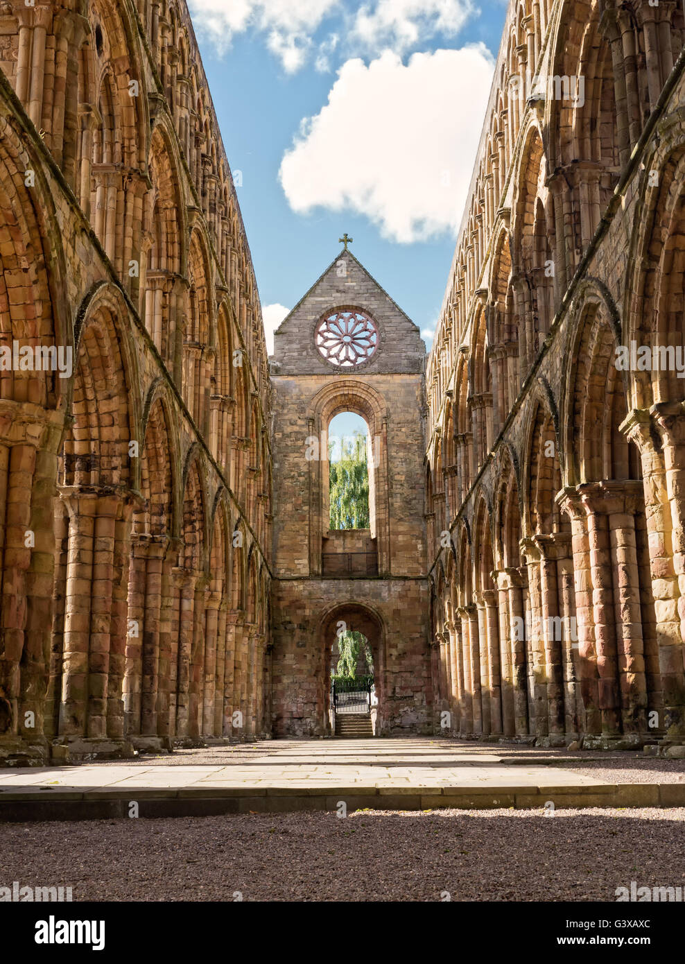 Abbaye de Jedburgh, Ecosse Banque D'Images