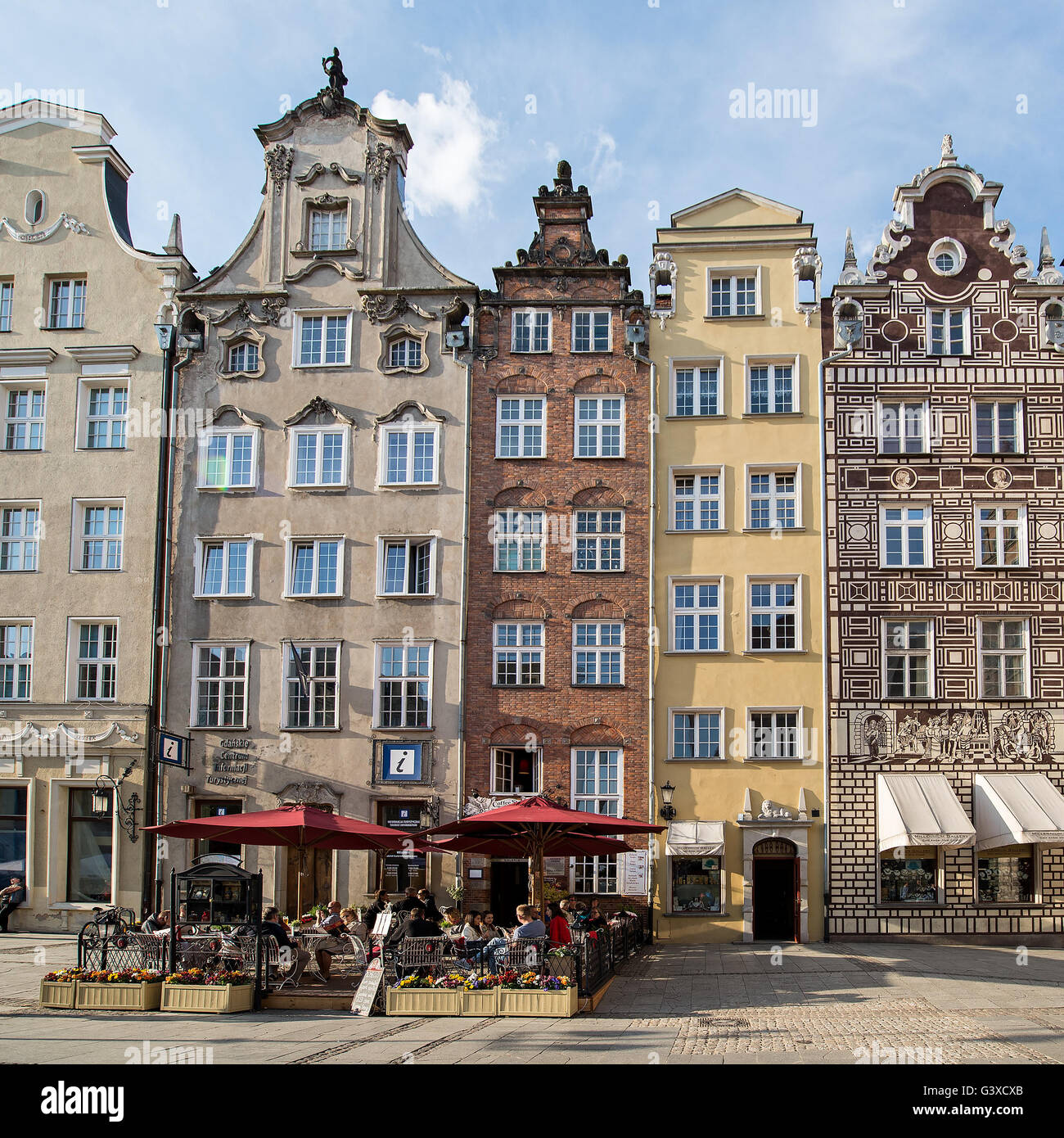 Les touristes à long market street Banque D'Images